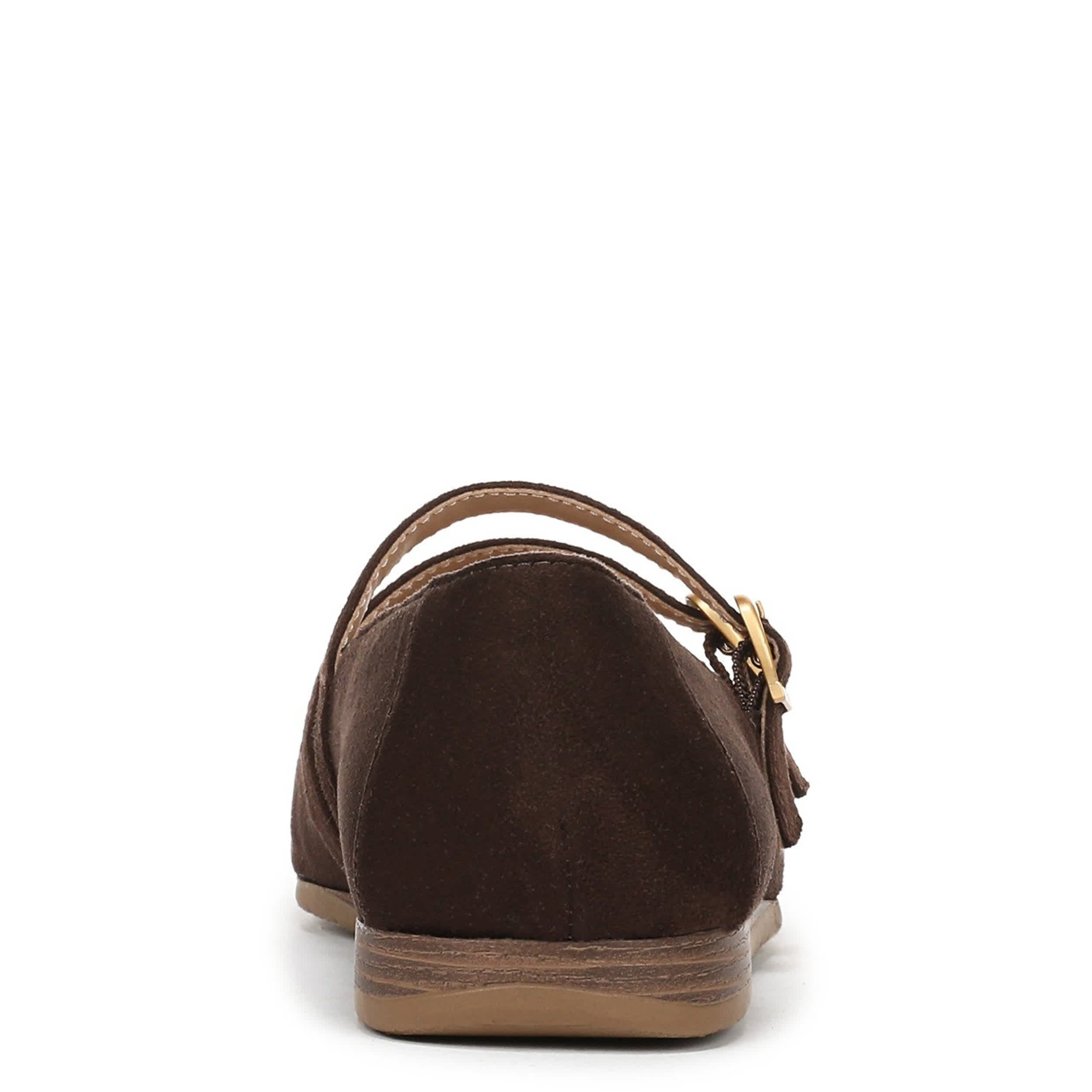 DR. SCHOLL'S-WOMENS VIOLET JANE FLAT-CORDOVAN & 