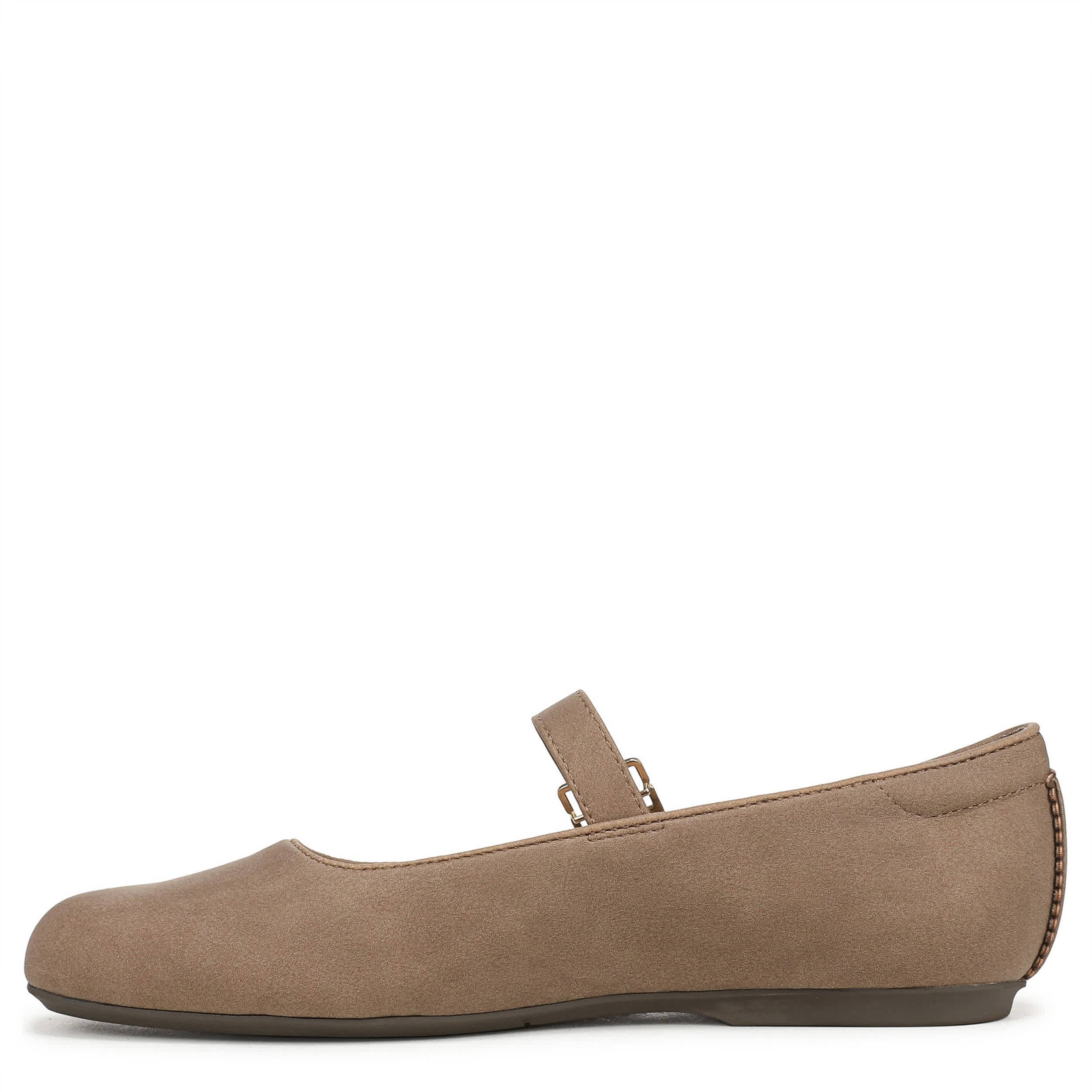 DR. SCHOLL'S-WOMENS WEXLEY JANE FLAT-DARK TAN & 