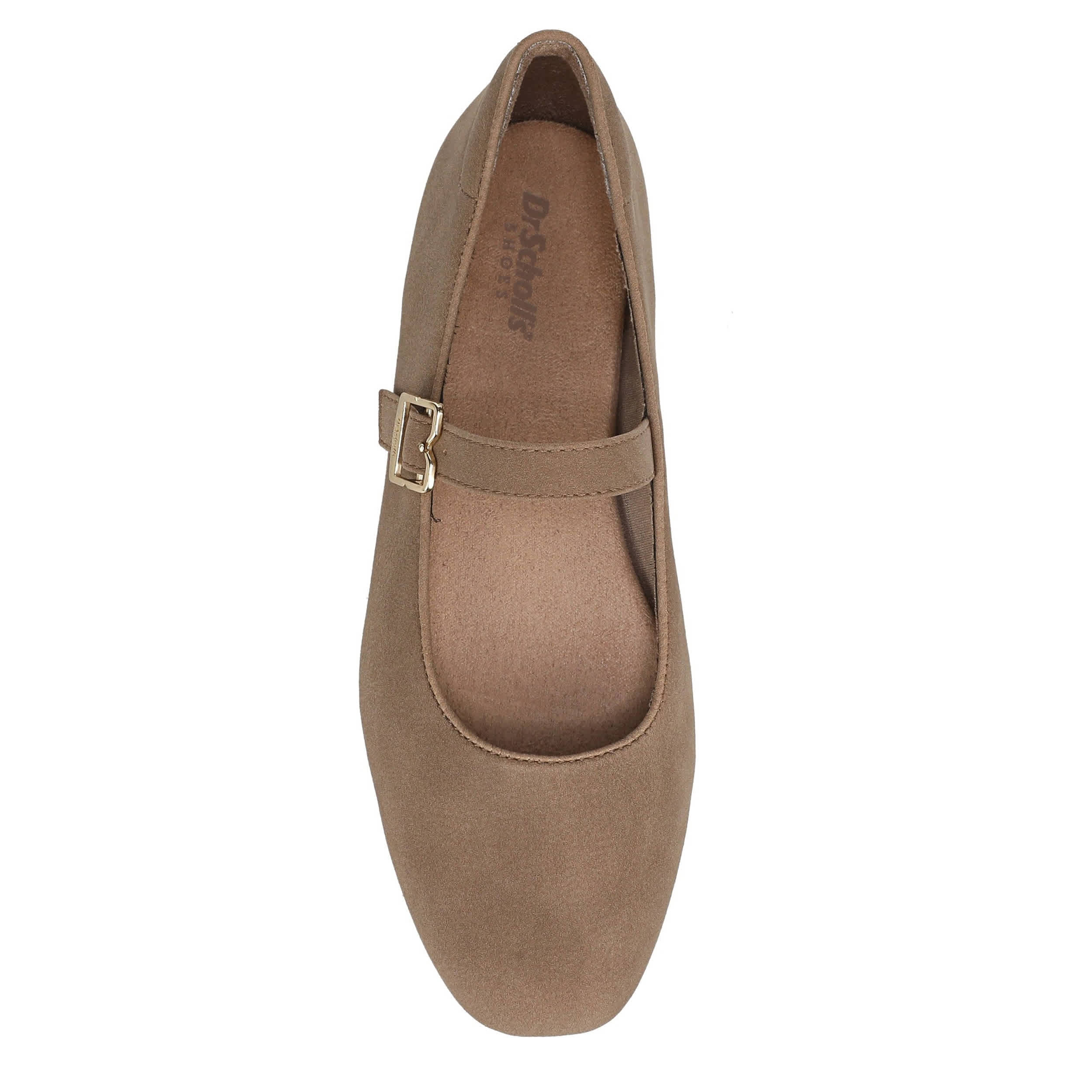 DR. SCHOLL'S-WOMENS WEXLEY JANE FLAT-DARK TAN & 