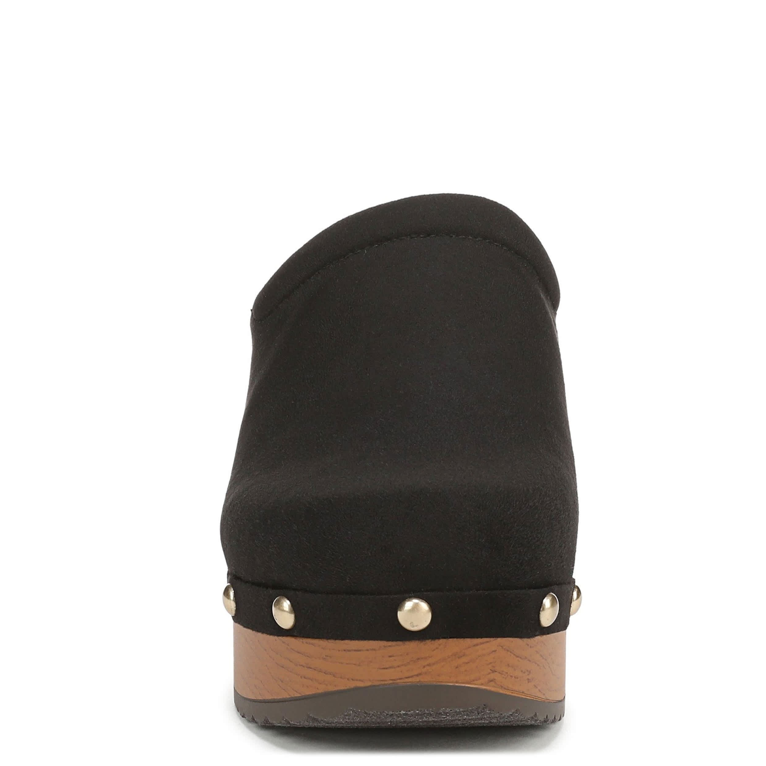 DR. SCHOLL'S-WOMENS CLASSIC JOY CLOG-BLACK & 