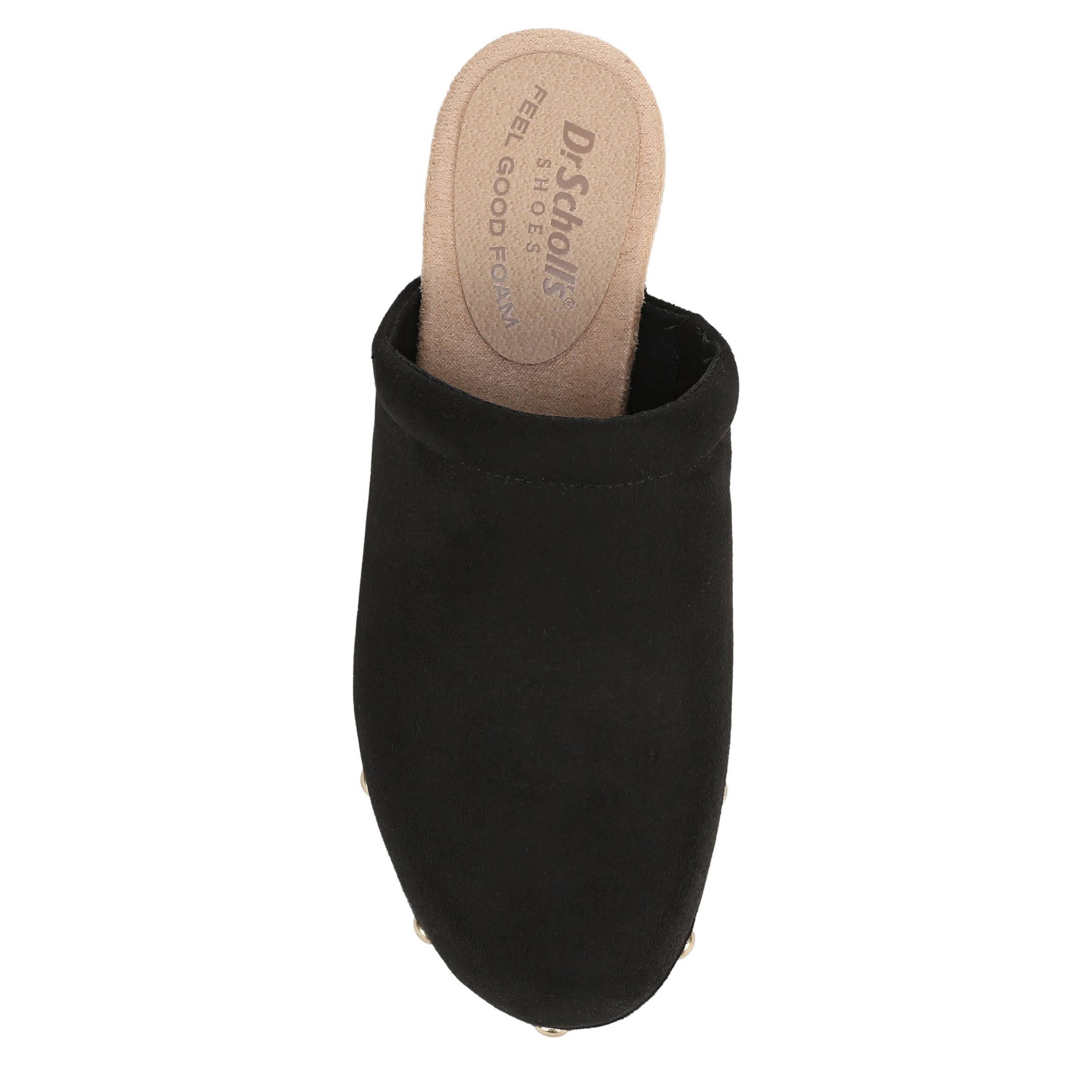 DR. SCHOLL'S-WOMENS CLASSIC JOY CLOG-BLACK & 