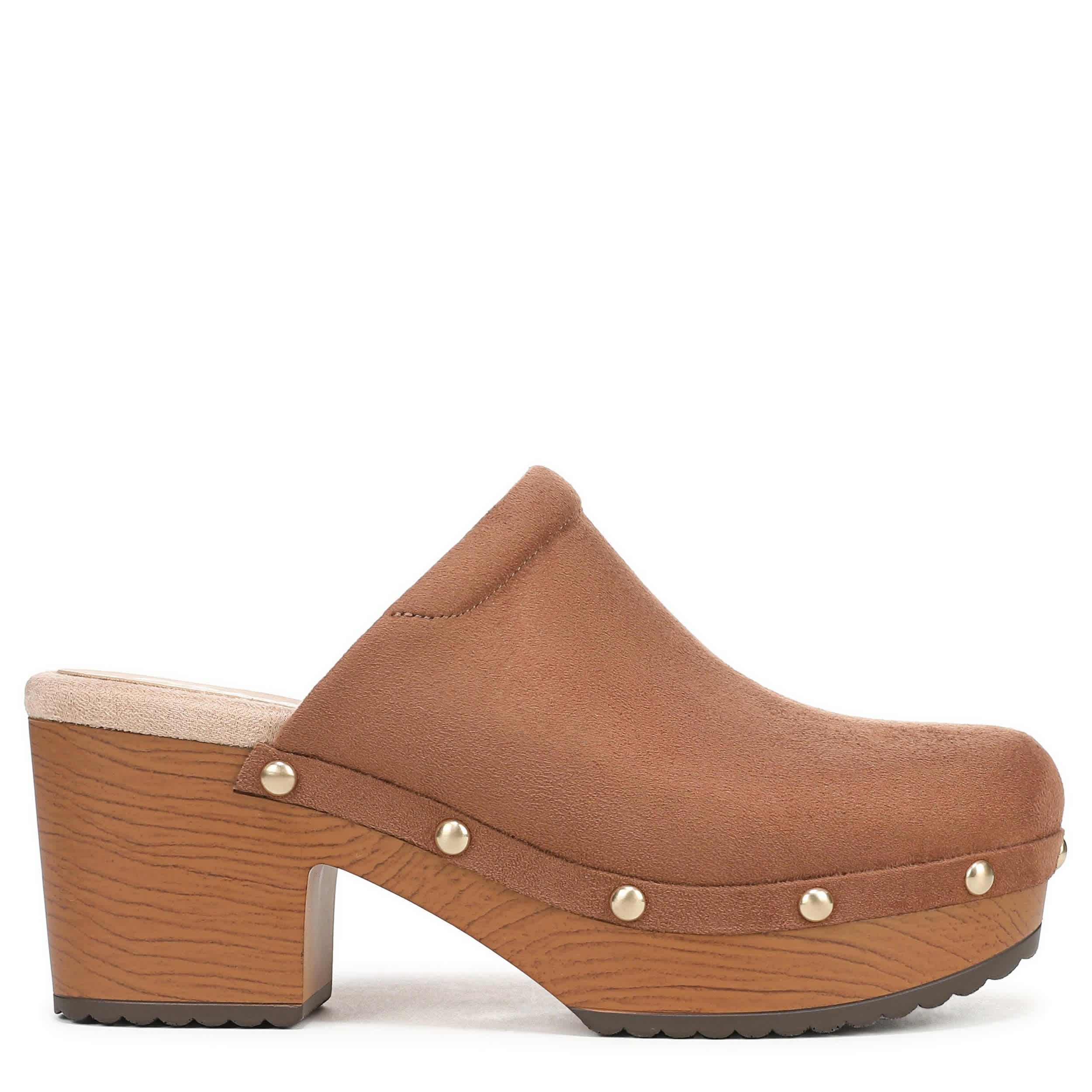 DR. SCHOLL'S-WOMENS CLASSIC JOY CLOG-COGNAC & 