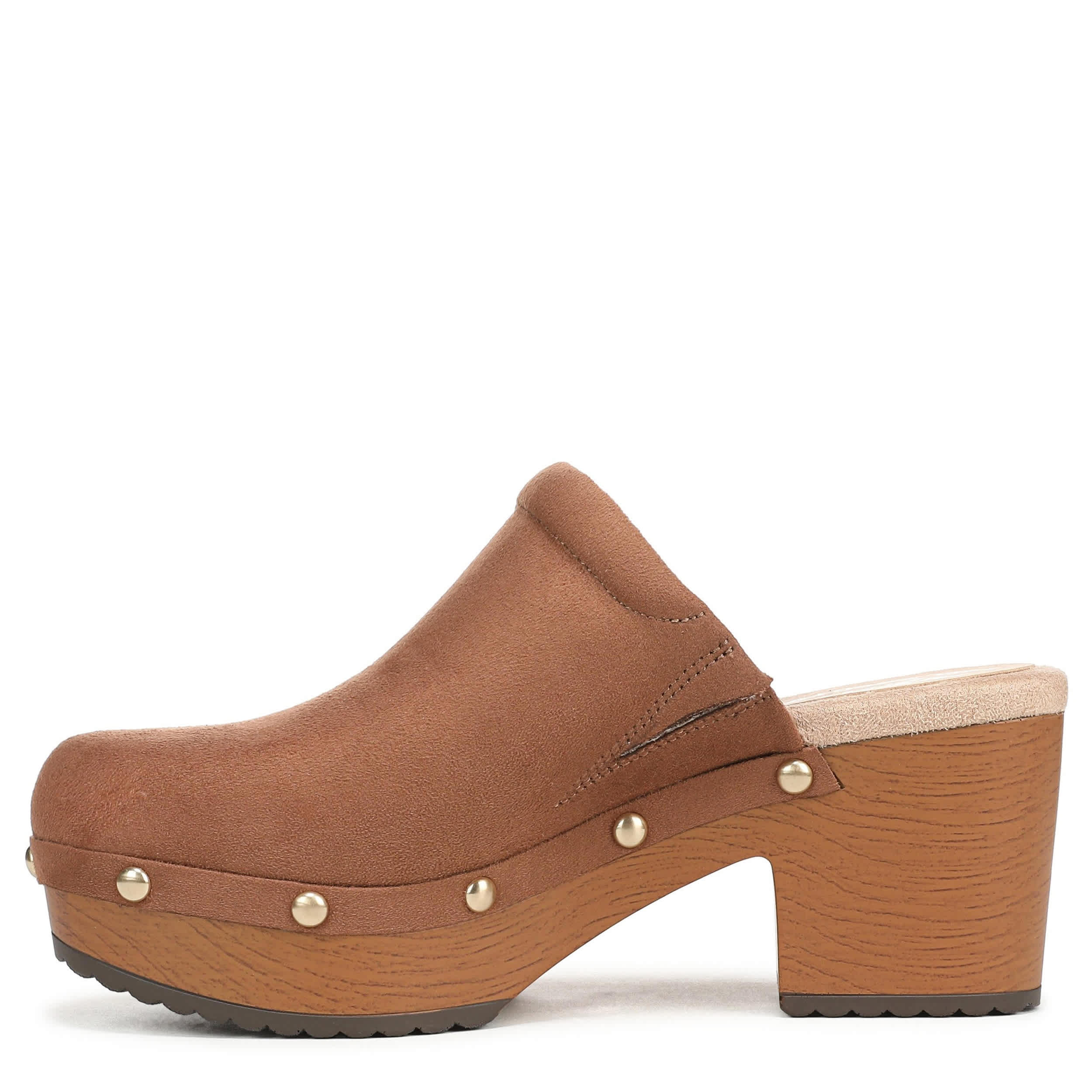 DR. SCHOLL'S-WOMENS CLASSIC JOY CLOG-COGNAC & 
