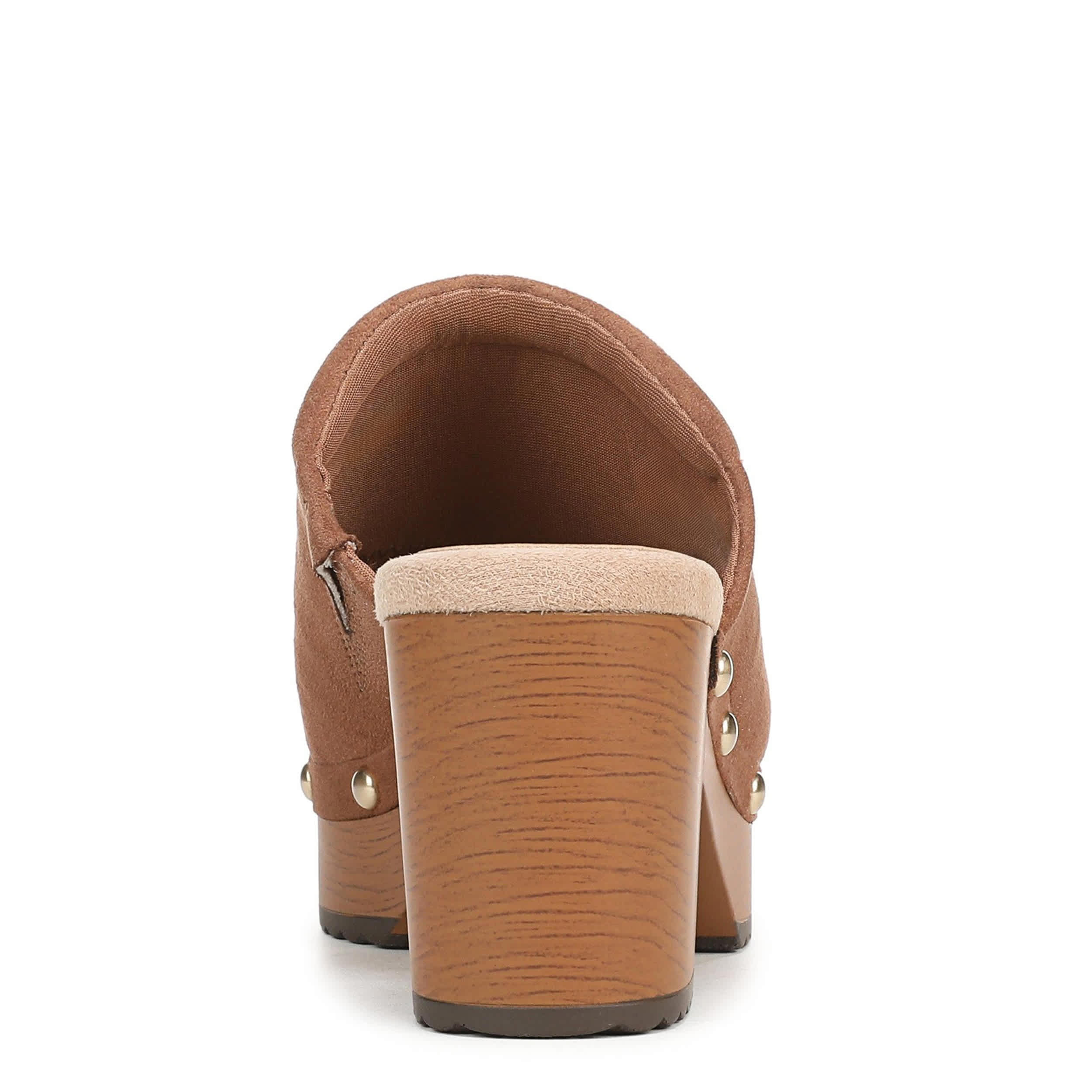 DR. SCHOLL'S-WOMENS CLASSIC JOY CLOG-COGNAC & 