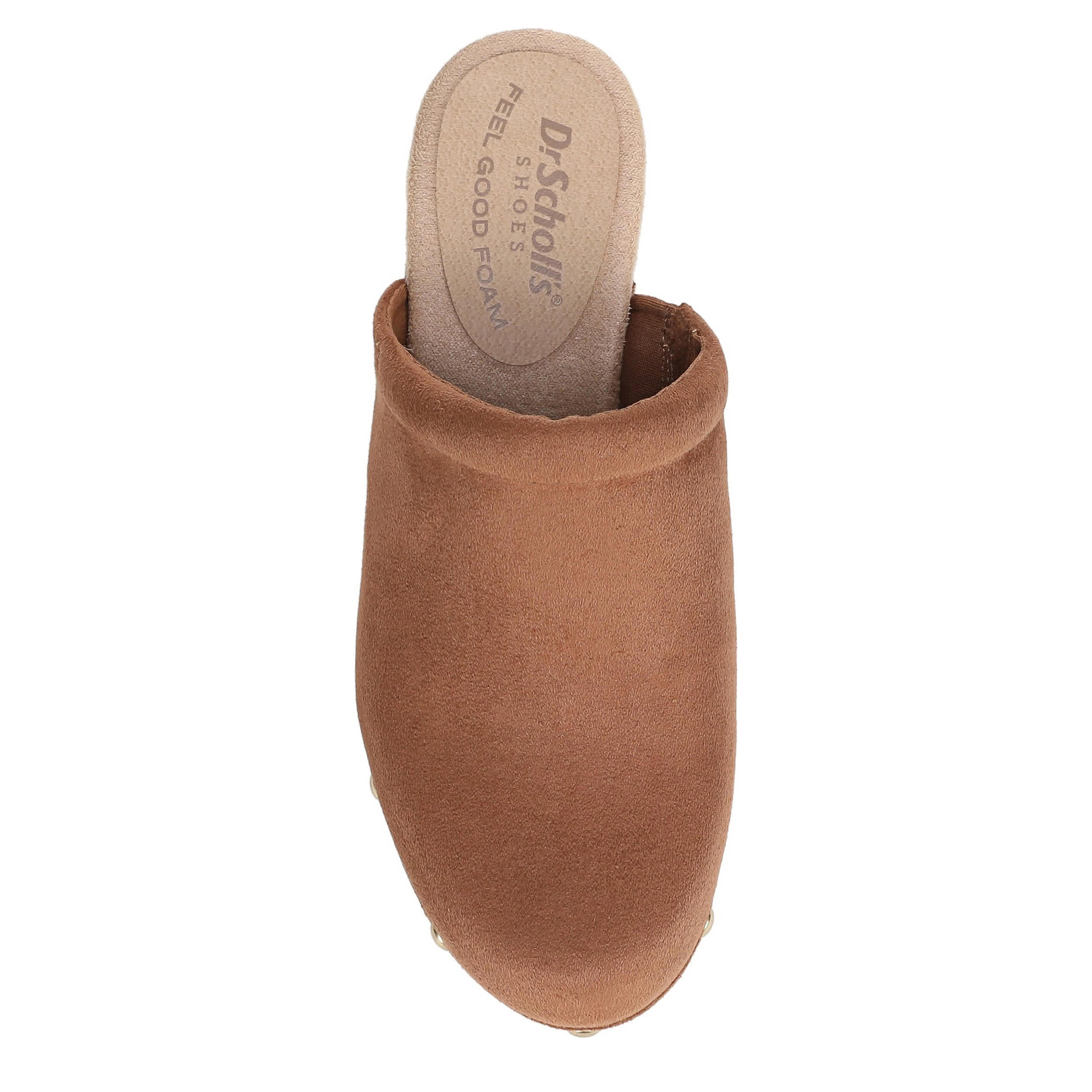 DR. SCHOLL'S-WOMENS CLASSIC JOY CLOG-COGNAC & 