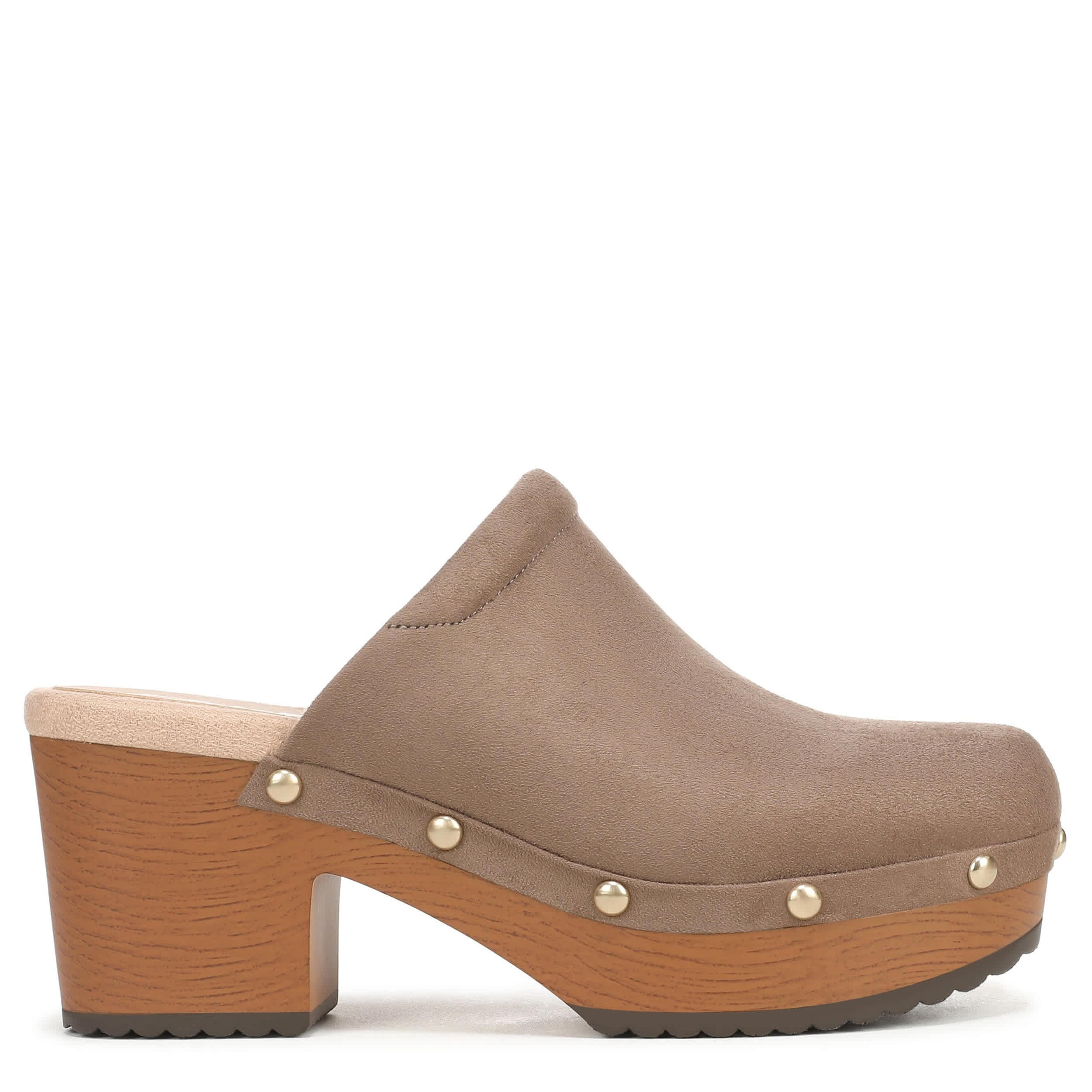 DR. SCHOLL'S-WOMENS CLASSIC JOY CLOG-GREY & 