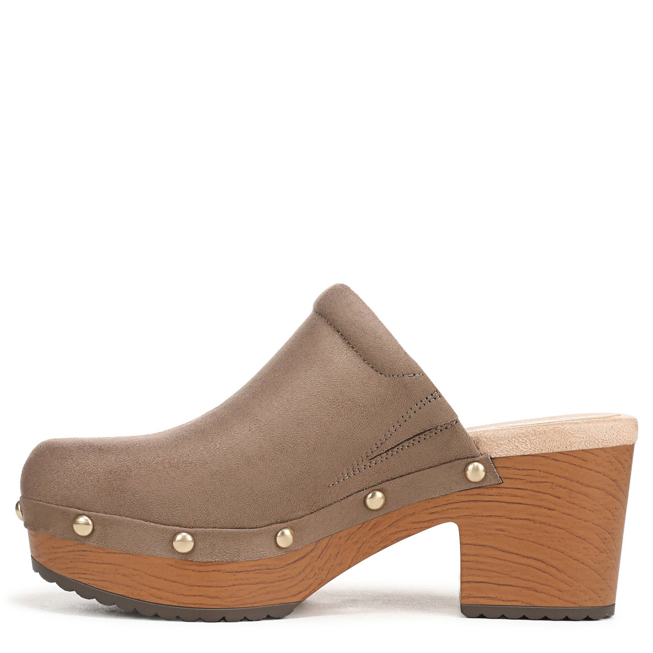 DR. SCHOLL'S-WOMENS CLASSIC JOY CLOG-GREY & 