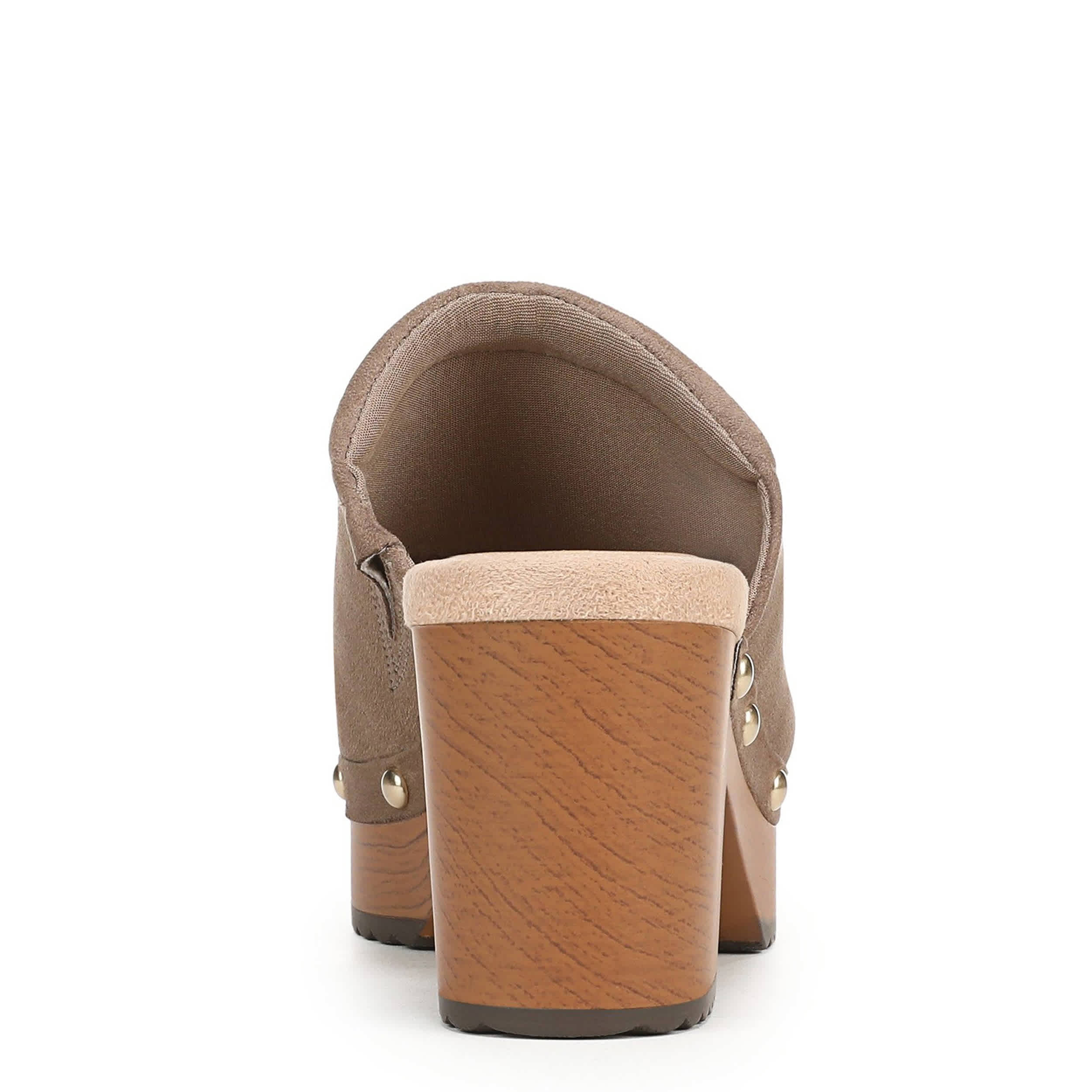 DR. SCHOLL'S-WOMENS CLASSIC JOY CLOG-GREY & 