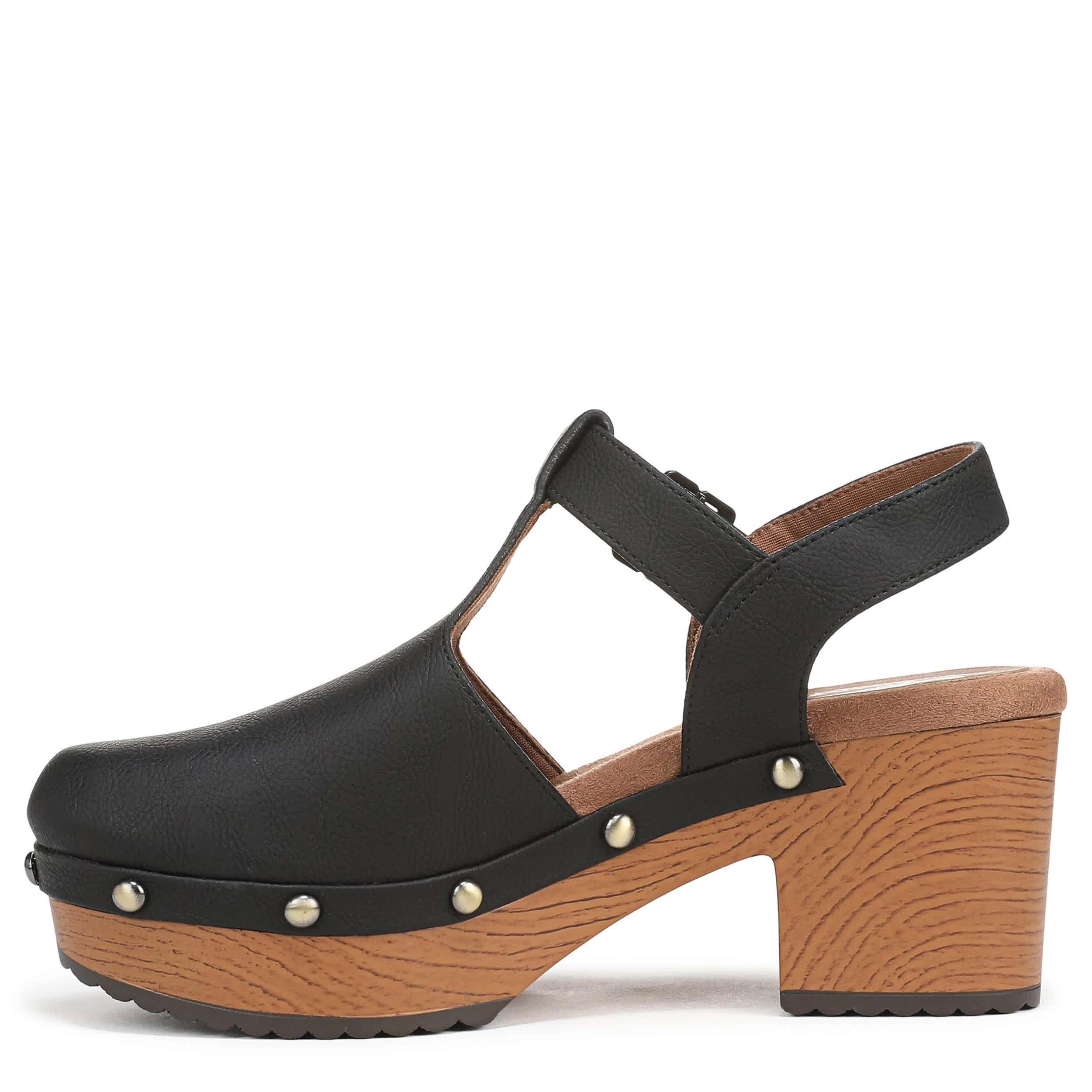 DR. SCHOLL'S-WOMENS CLASSIC DAY CLOG-BLACK & 
