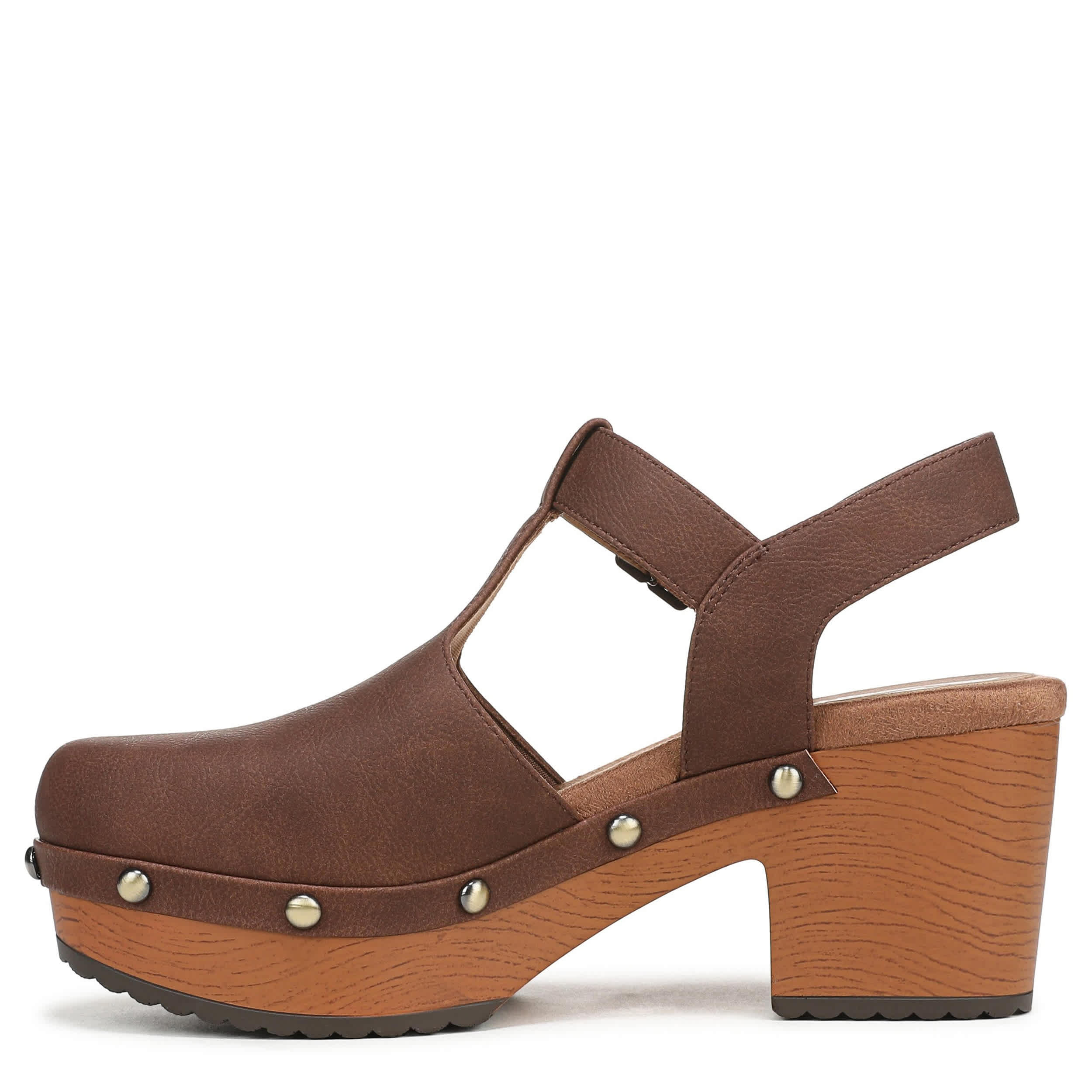 DR. SCHOLL'S-WOMENS CLASSIC DAY CLOG-BROWN & 