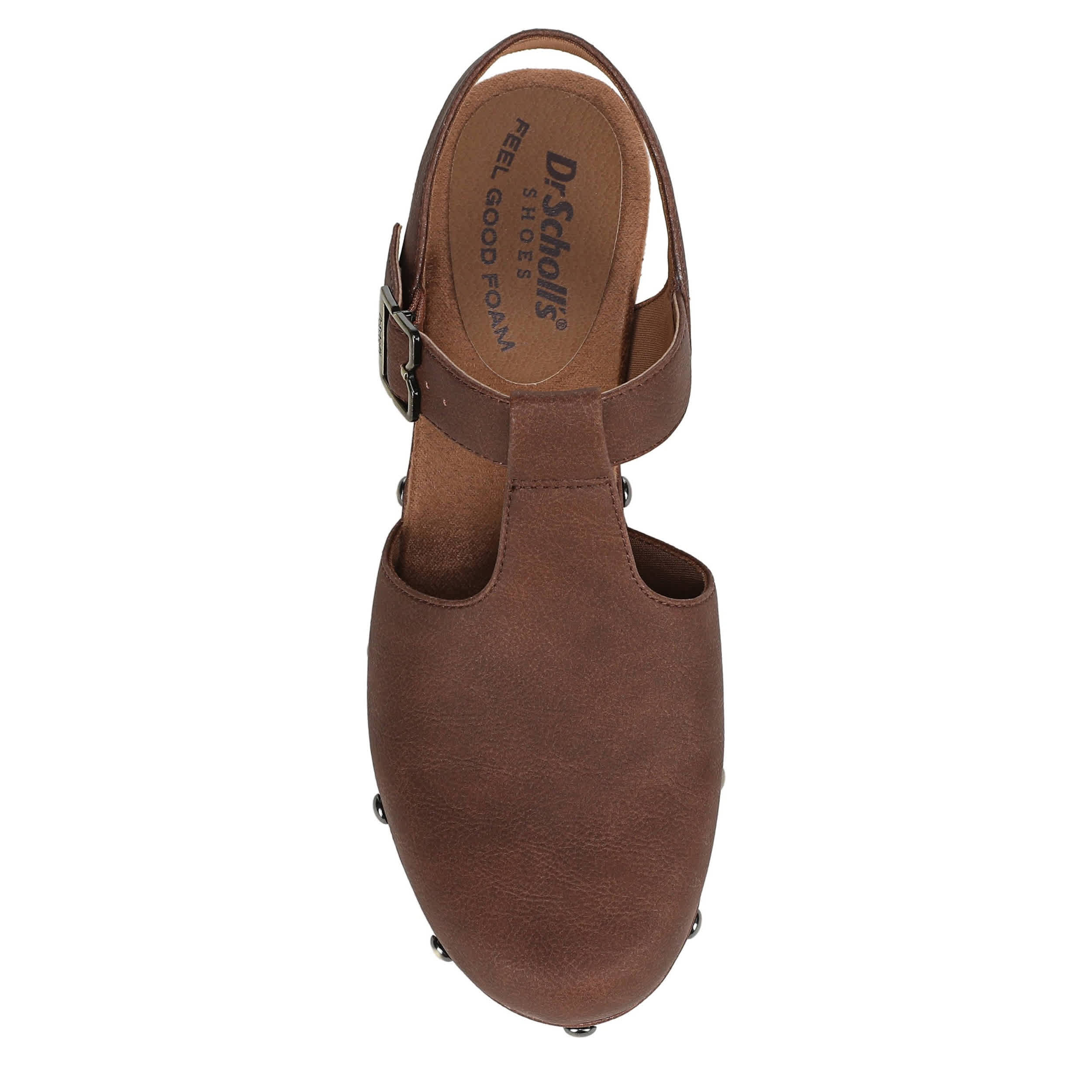 DR. SCHOLL'S-WOMENS CLASSIC DAY CLOG-BROWN & 