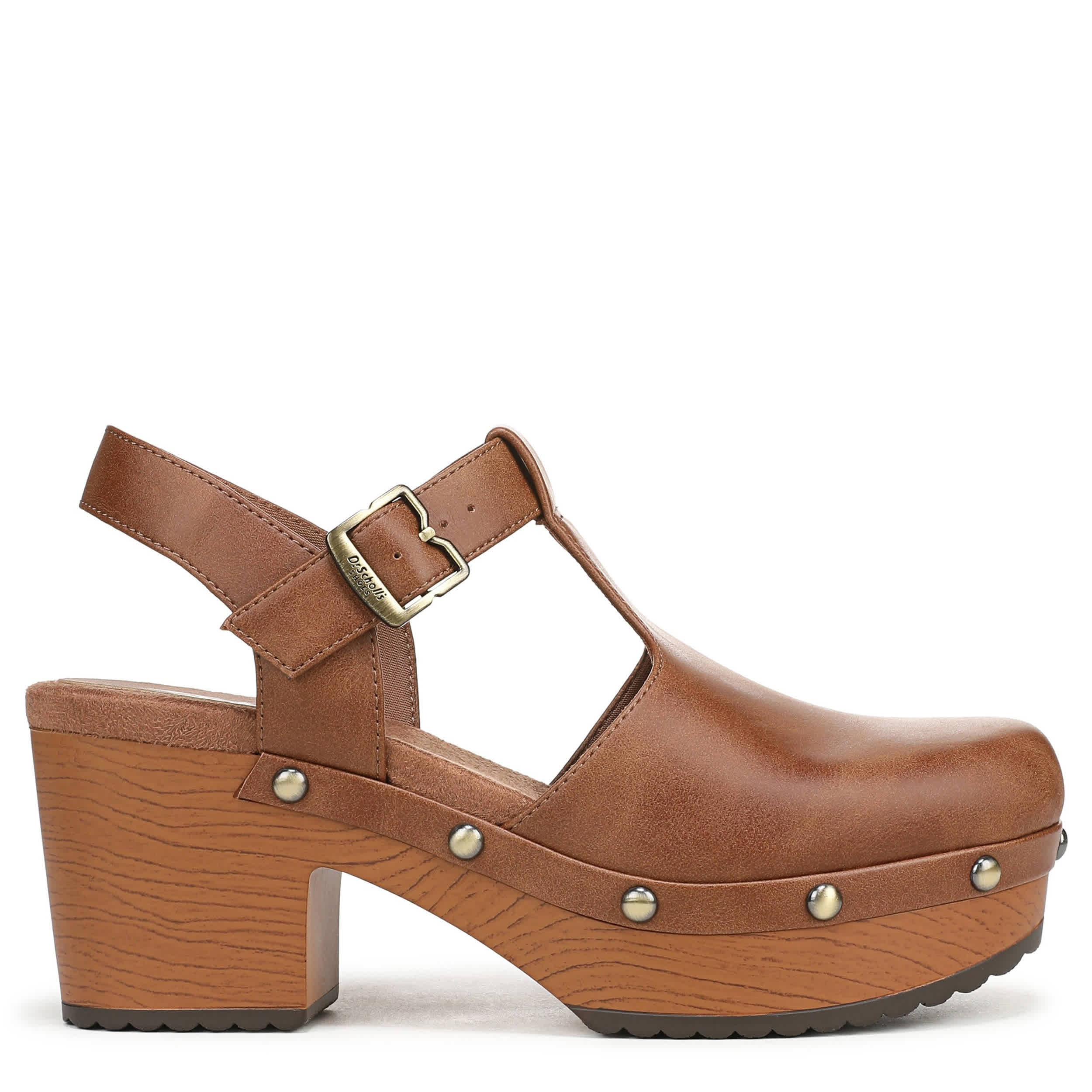 DR. SCHOLL'S-WOMENS CLASSIC DAY CLOG-DARK TAN & 