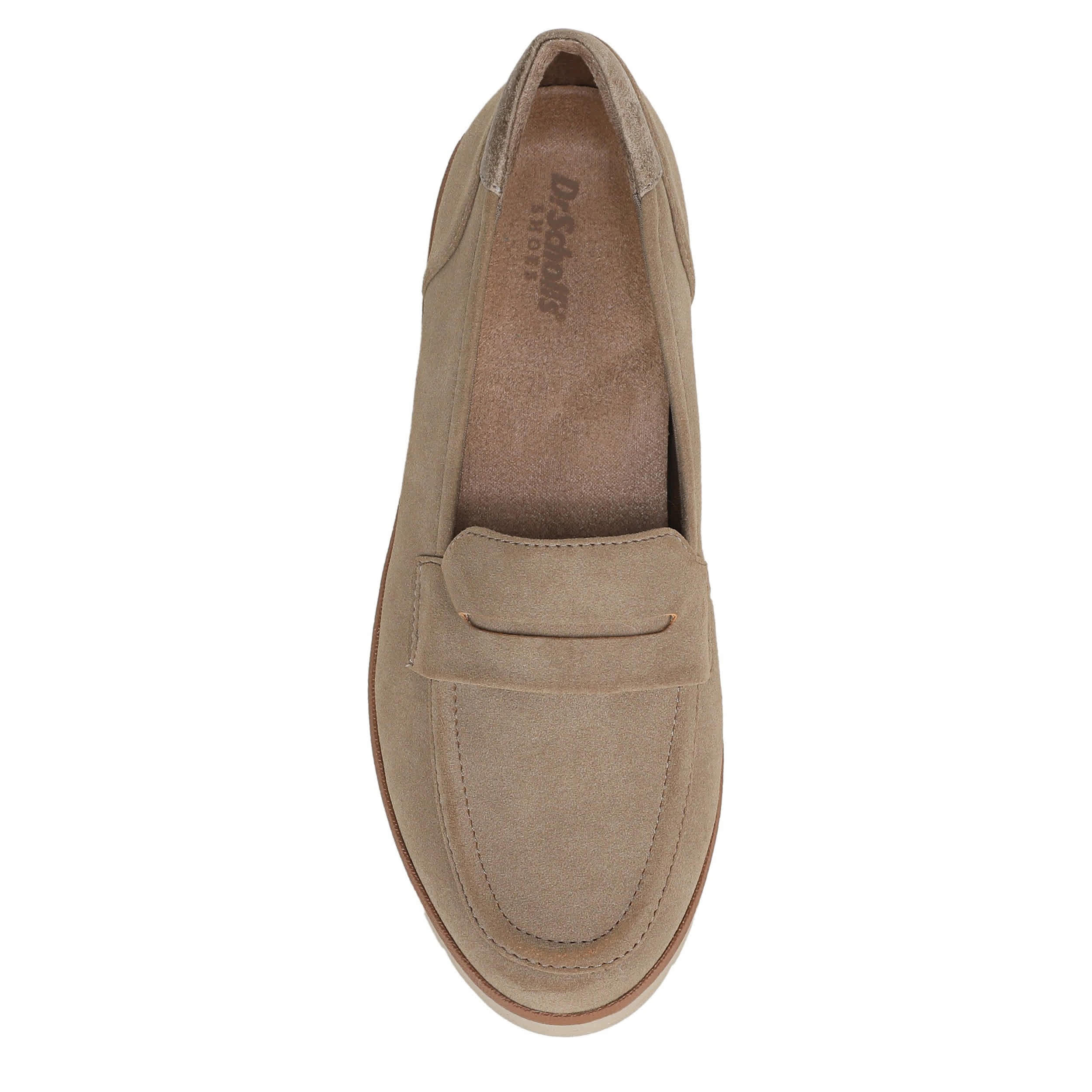 DR. SCHOLL'S-WOMENS NICE DAY LOAFER-TAUPE & 