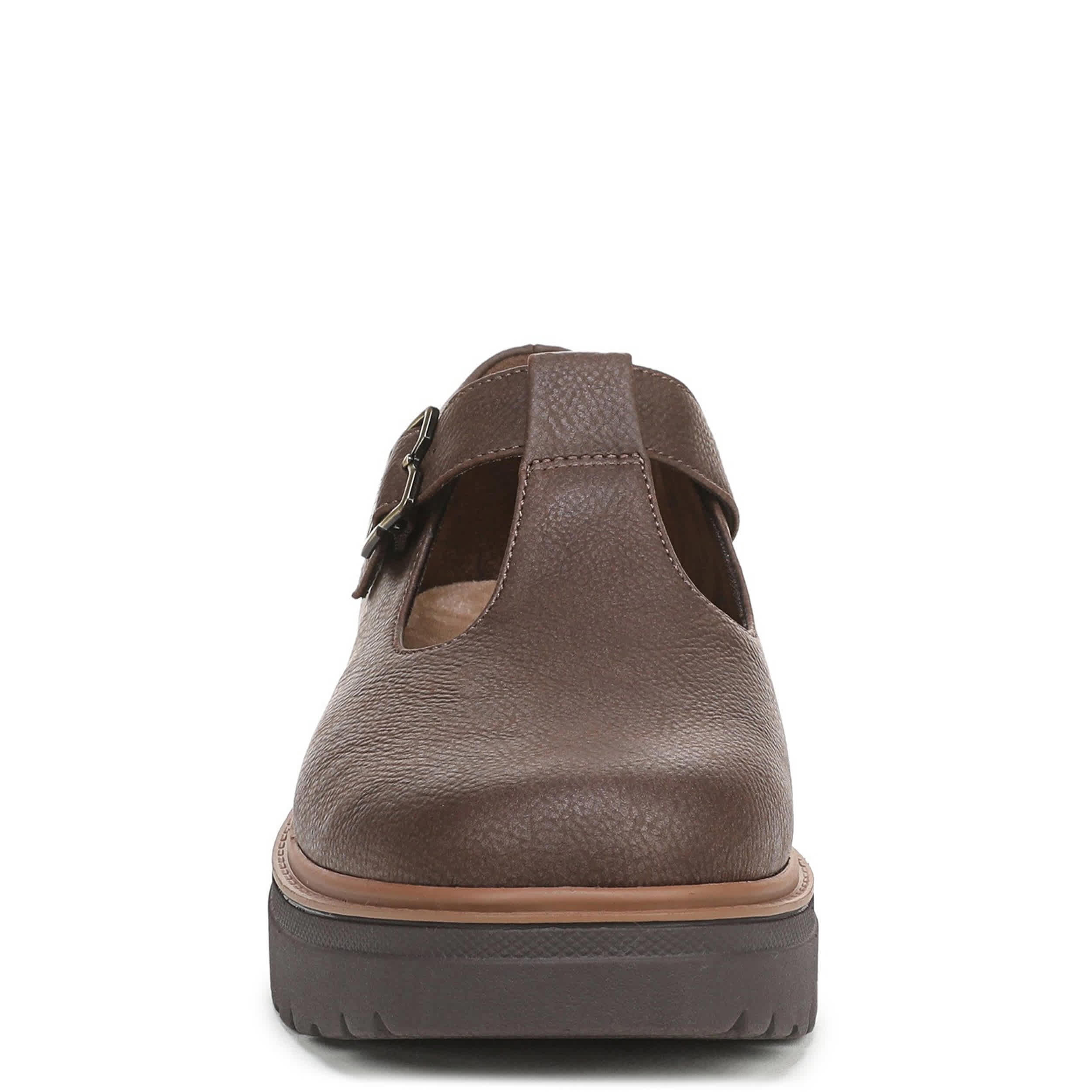 DR. SCHOLL'S-WOMENS BRING IT JANE LOAFER-DARK BROWN & 