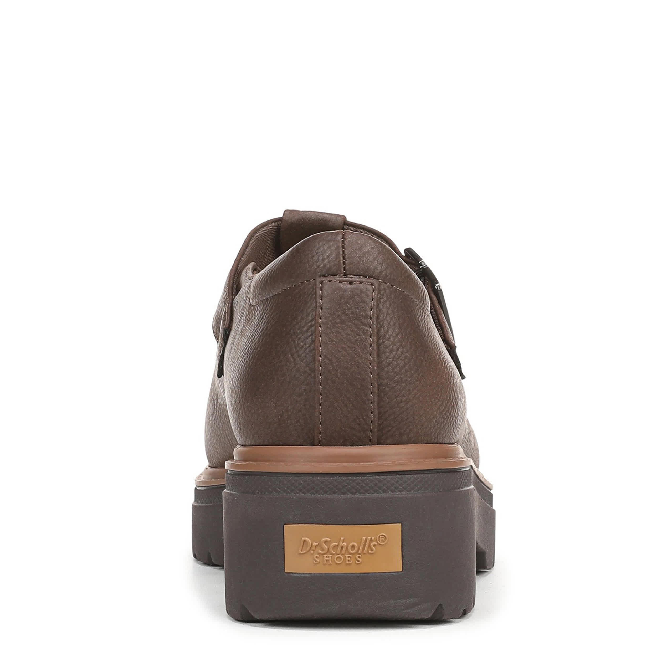 DR. SCHOLL'S-WOMENS BRING IT JANE LOAFER-DARK BROWN & 