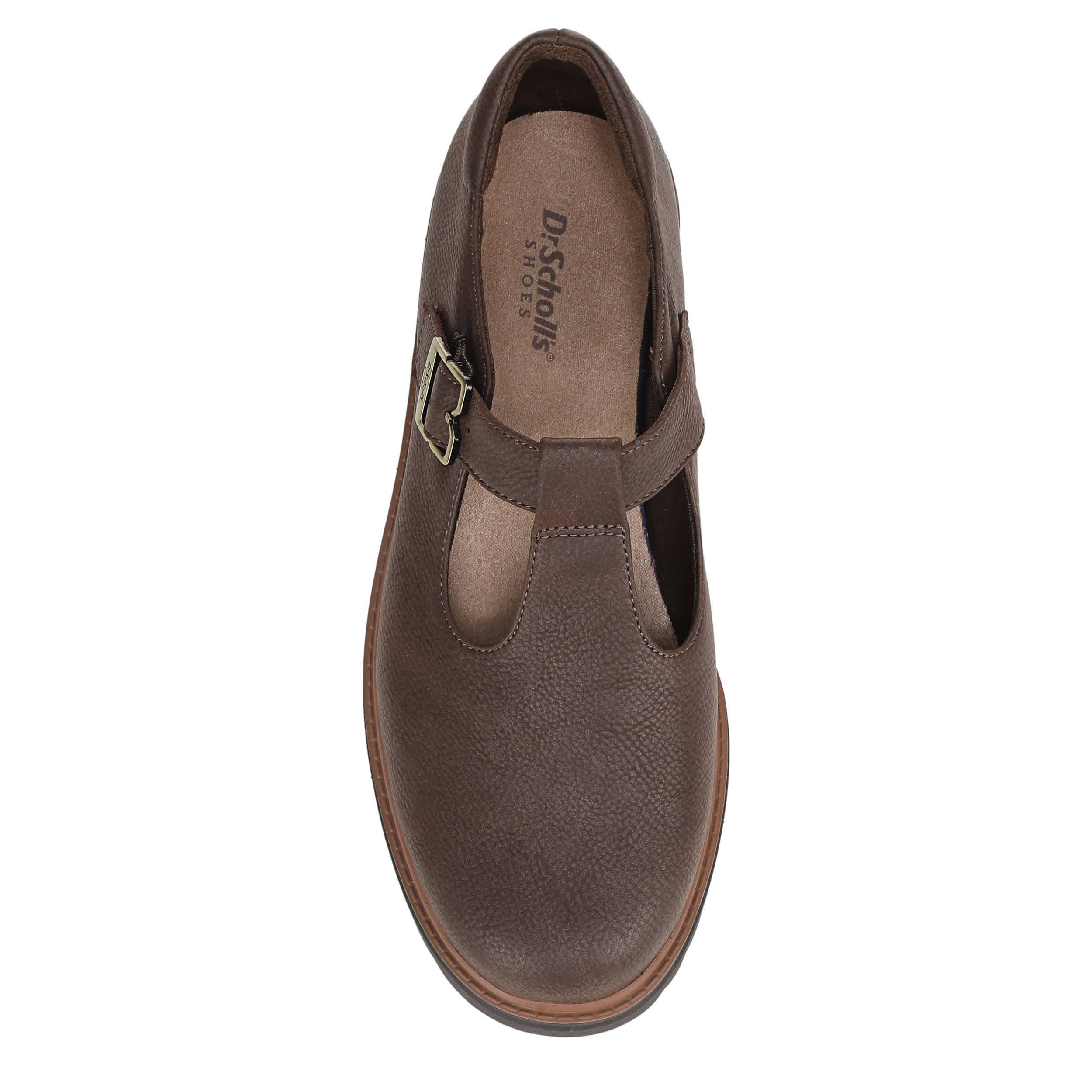 DR. SCHOLL'S-WOMENS BRING IT JANE LOAFER-DARK BROWN & 