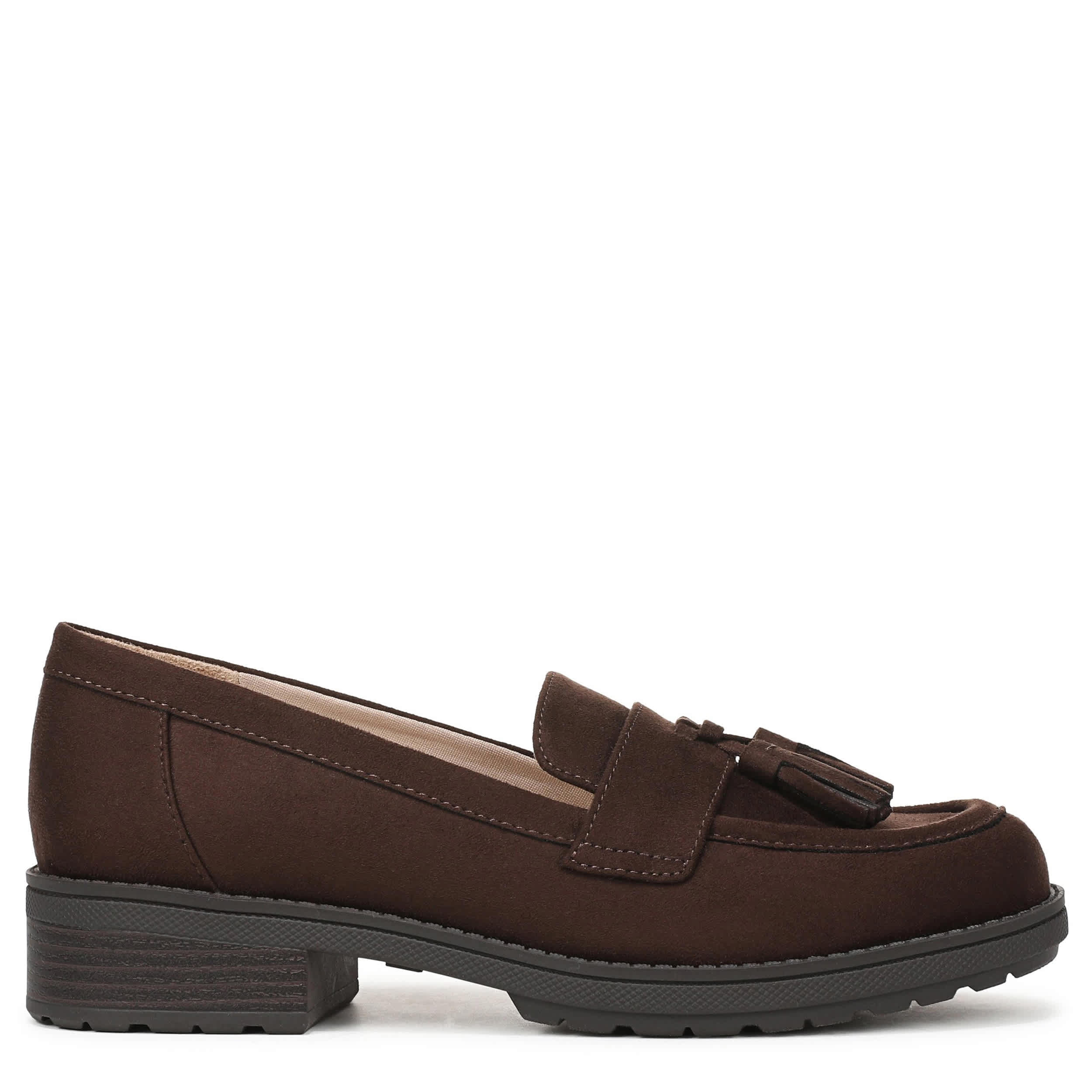 DR. SCHOLL'S-WOMENS DAZZLE LOAFER-CORDOVAN & 