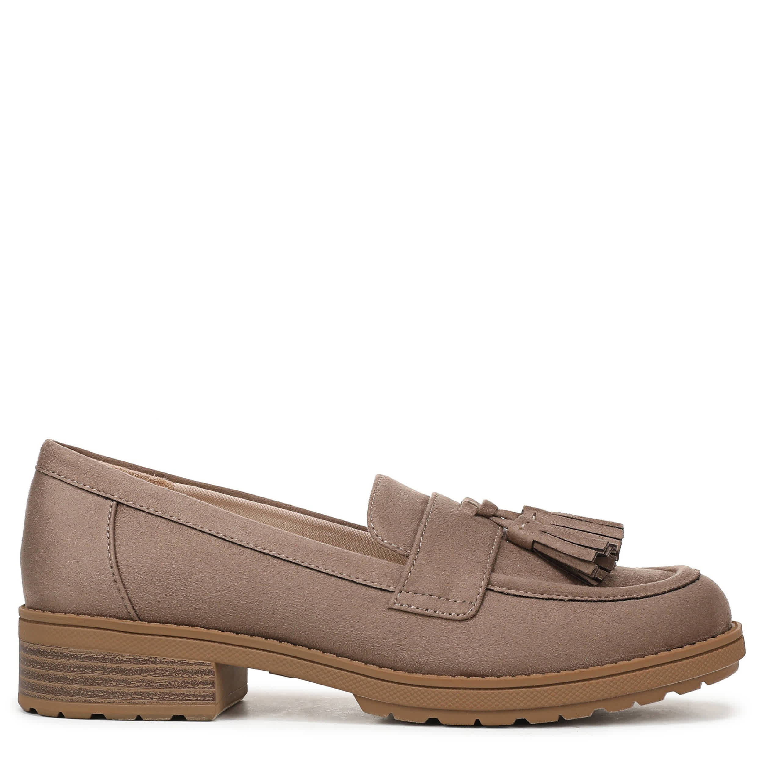 DR. SCHOLL'S-WOMENS DAZZLE LOAFER-STONE & 