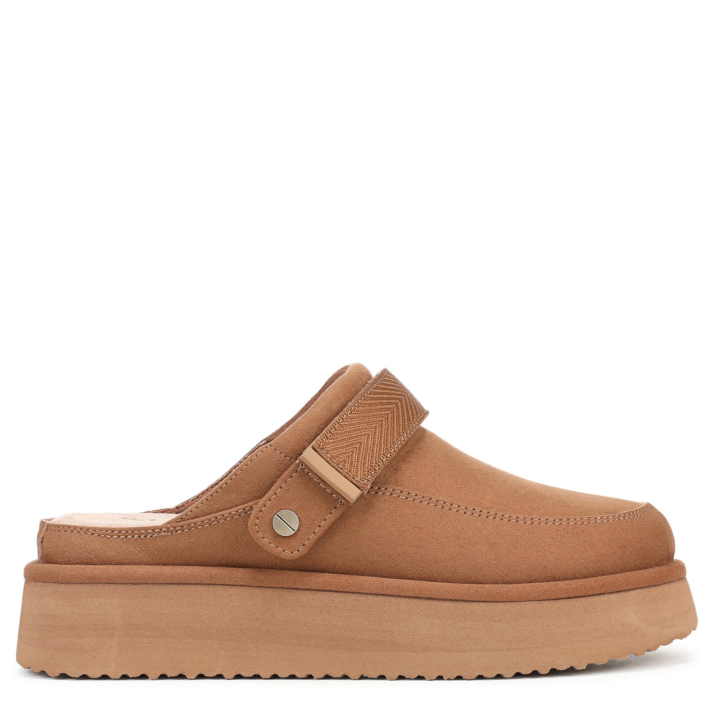 DR. SCHOLL'S-WOMENS CHILL OUT CLOG-DARK TAN & 