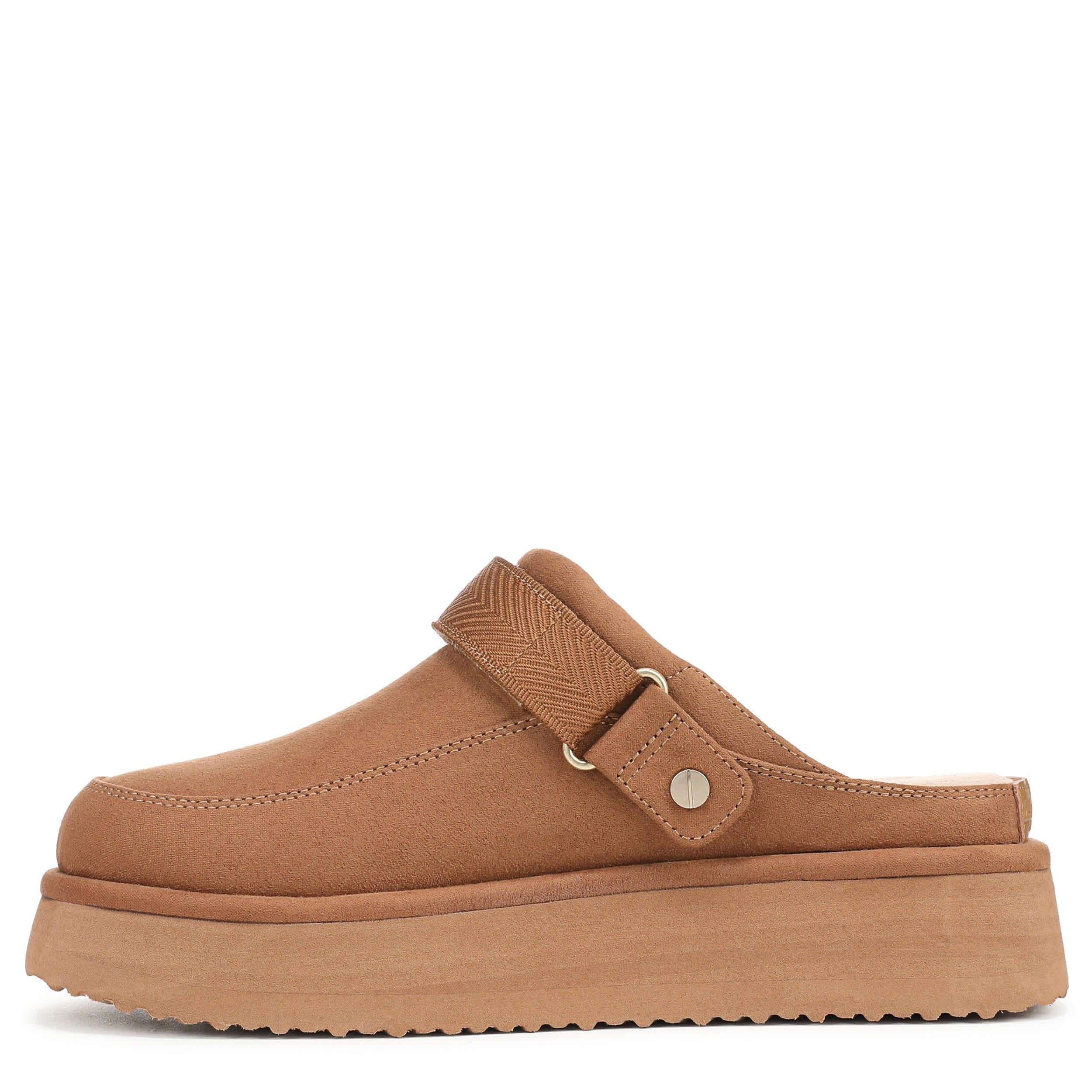 DR. SCHOLL'S-WOMENS CHILL OUT CLOG-DARK TAN & 