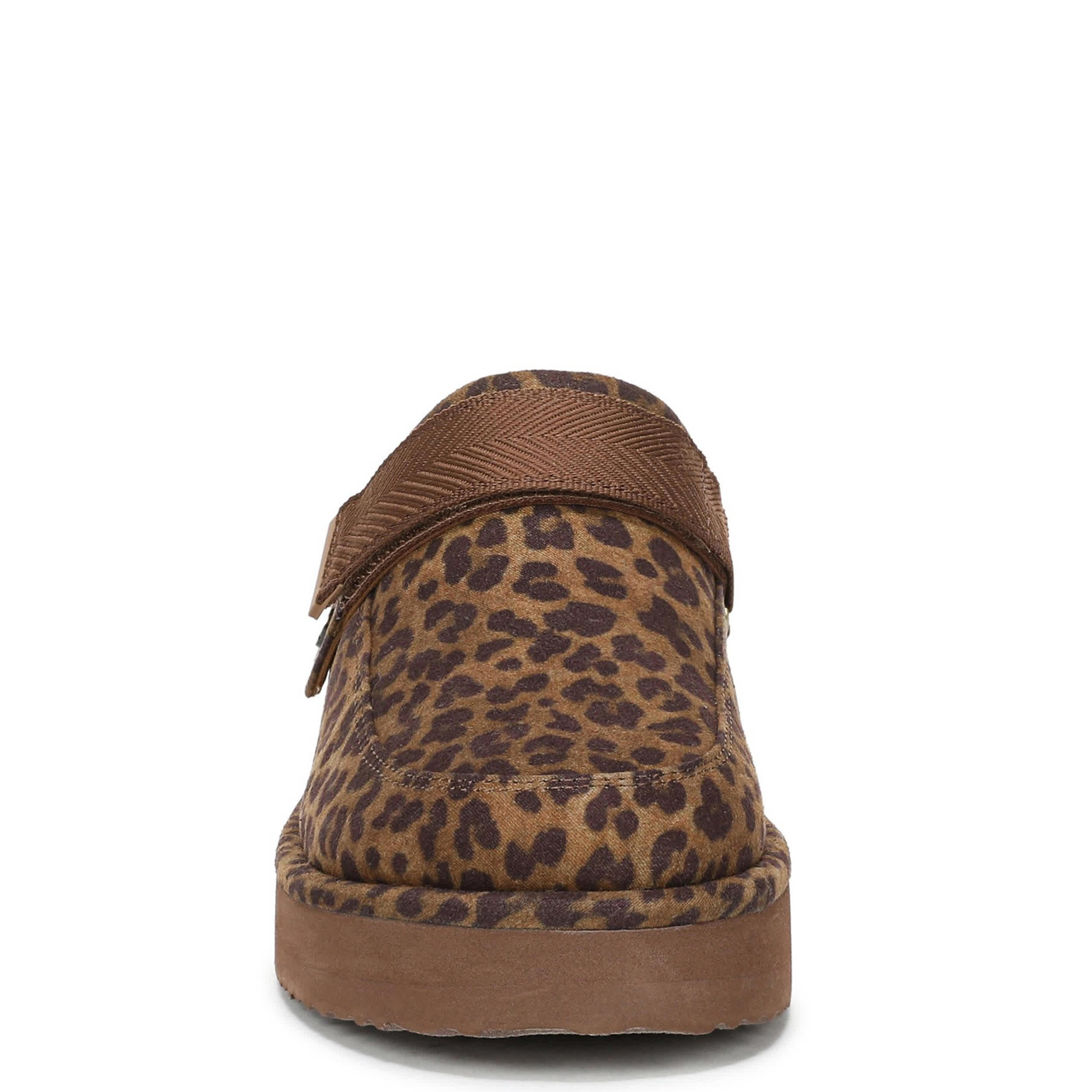 DR. SCHOLL'S-WOMENS CHILL OUT CLOG-BROWN & LEOPARD