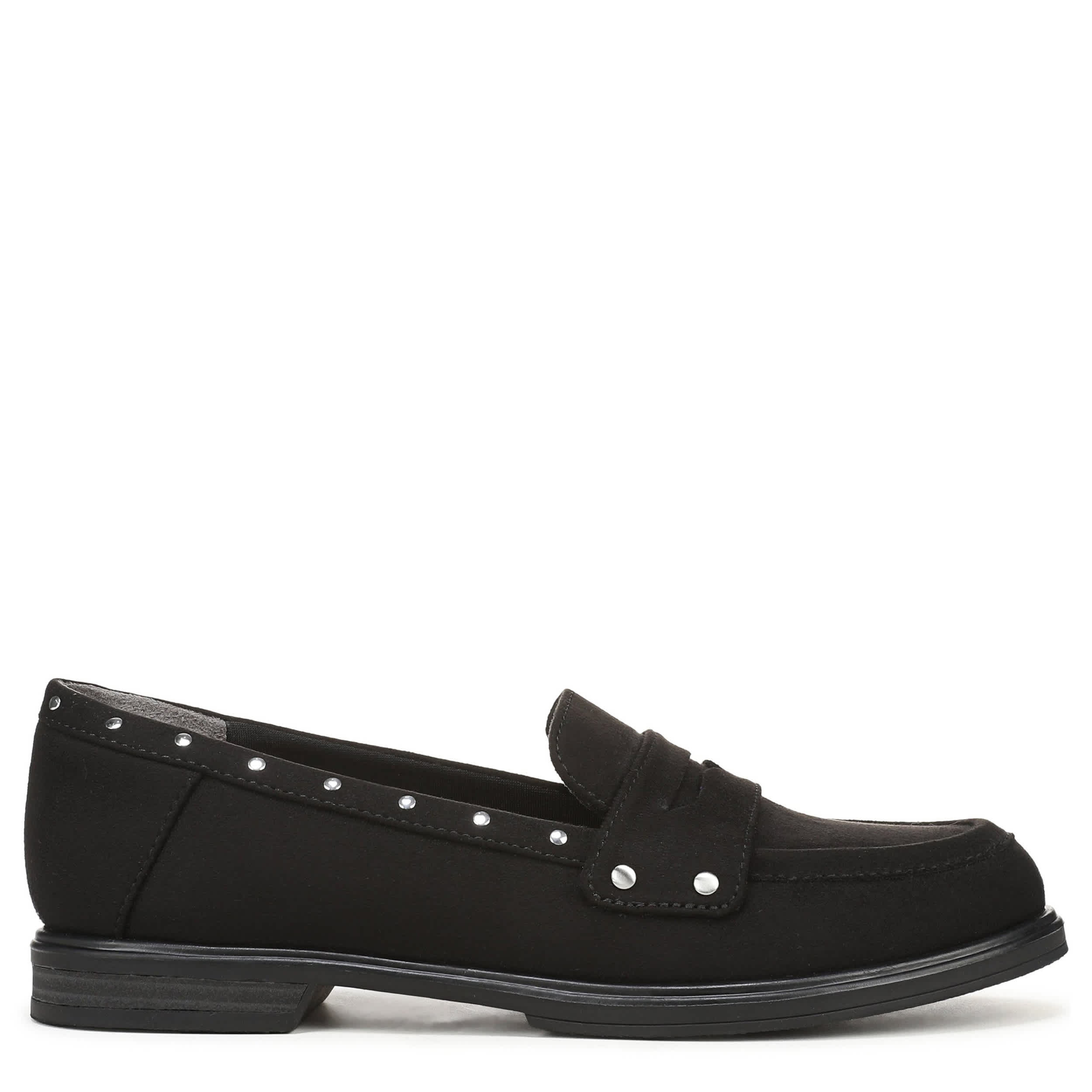 DR. SCHOLL'S-WOMENS HELLO STUD LOAFER-BLACK & 
