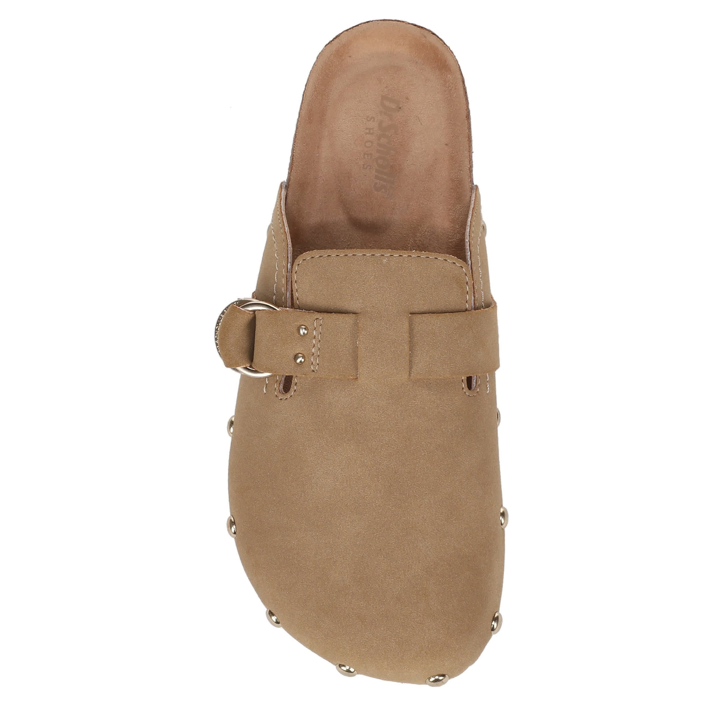 DR. SCHOLL'S-WOMENS SO EASY OG CLOG-TAUPE & 