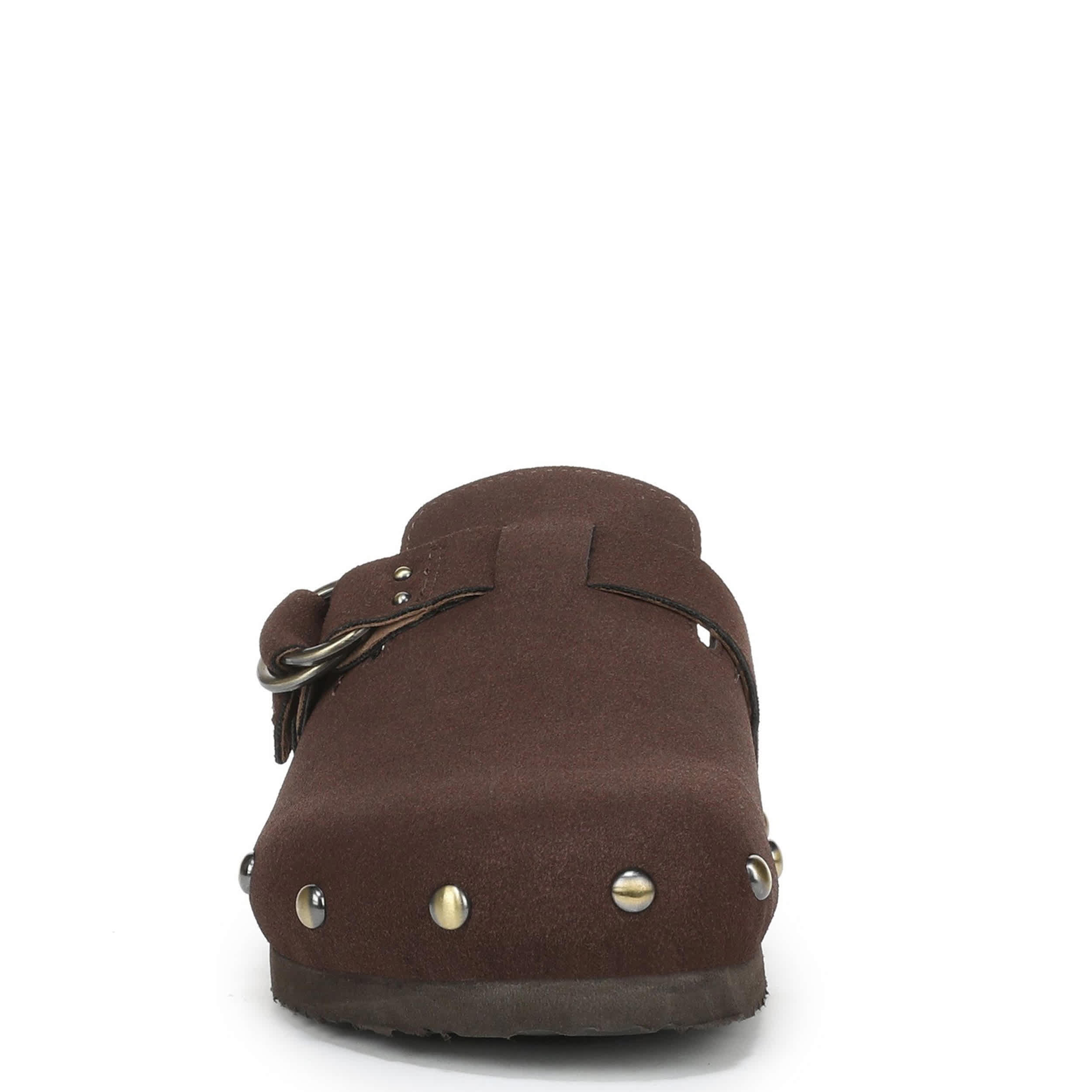 DR. SCHOLL'S-WOMENS SO EASY OG CLOG-DARK BROWN & 