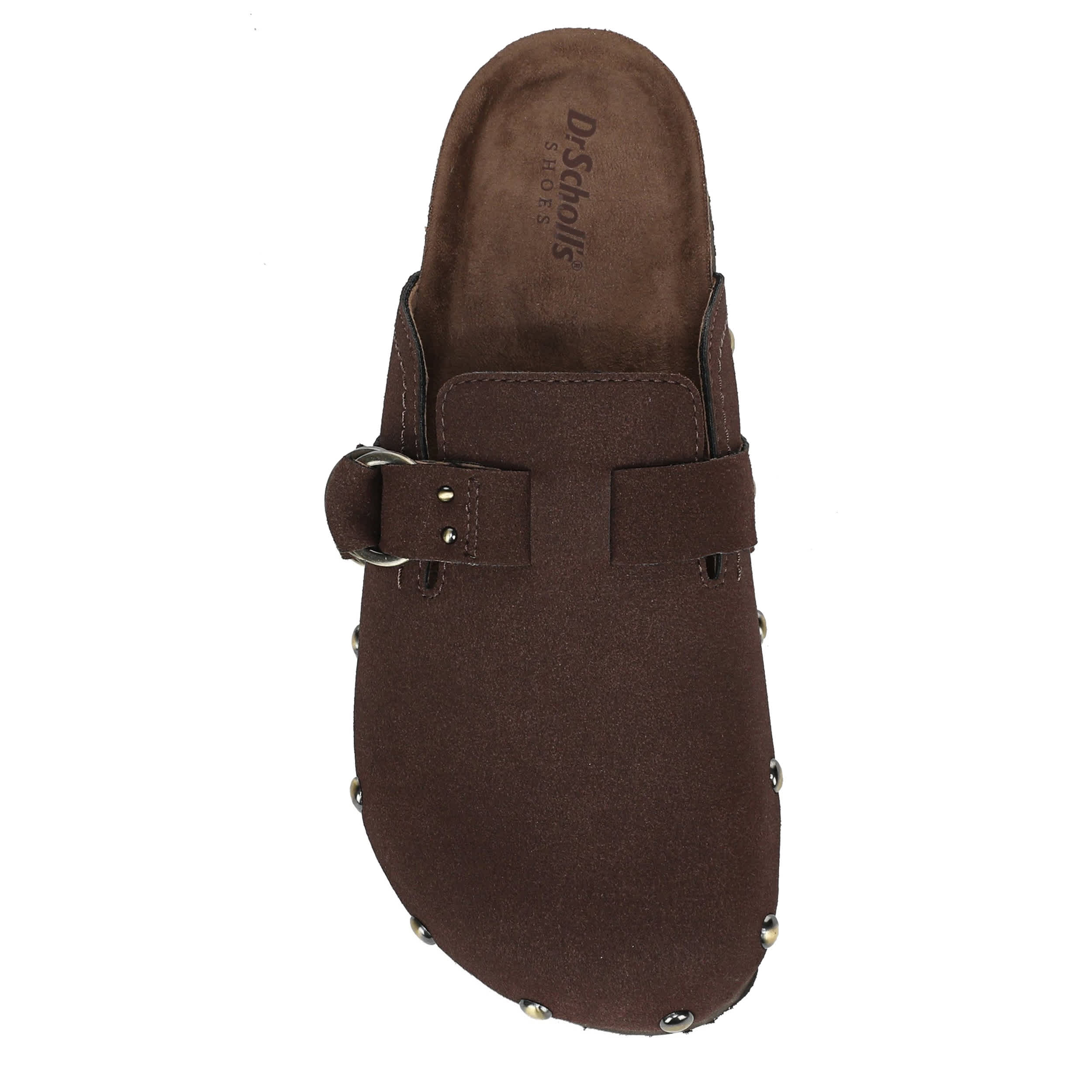 DR. SCHOLL'S-WOMENS SO EASY OG CLOG-DARK BROWN & 