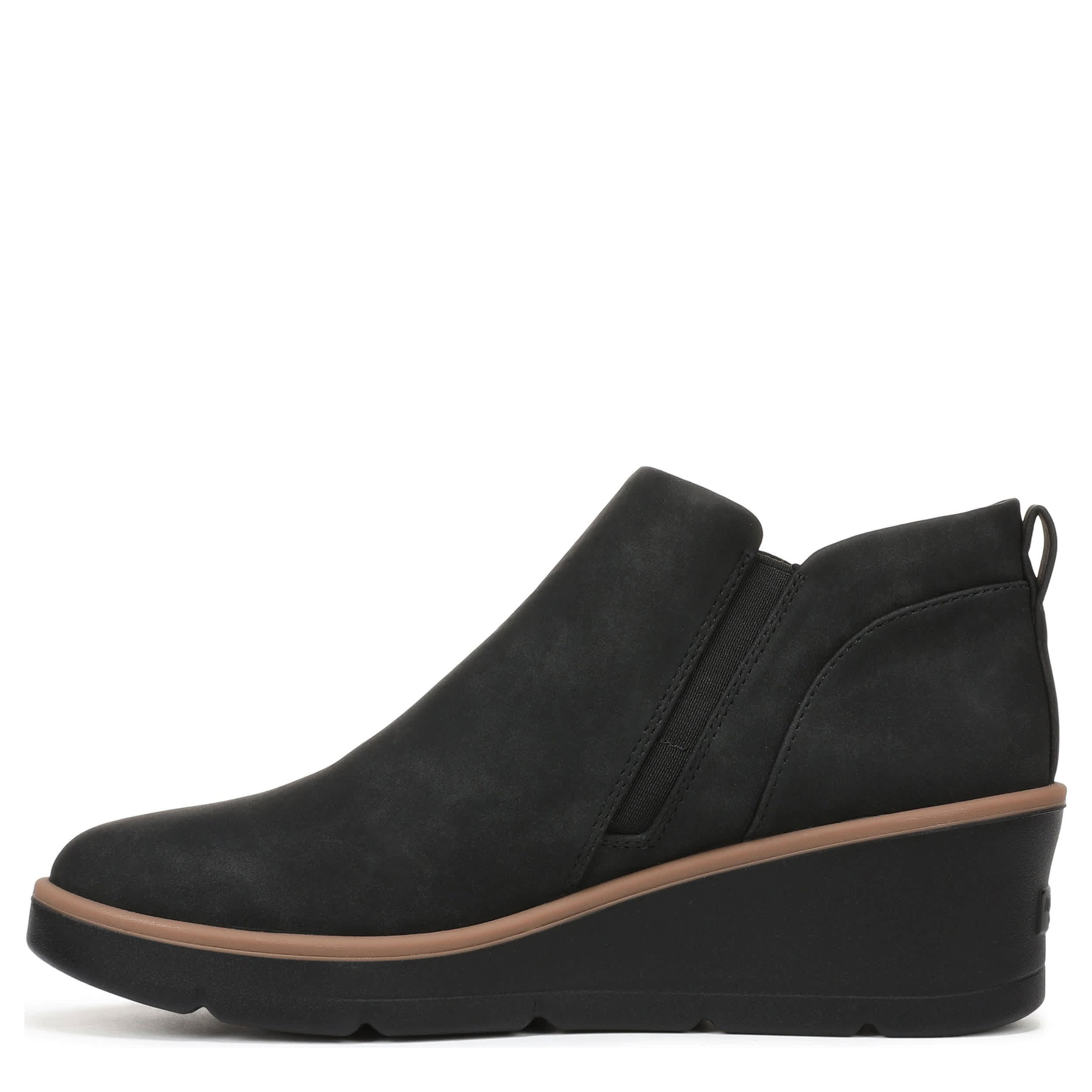 DR. SCHOLL'S-WOMENS LIZZIE CLOUD BOOTIE-BLACK & 