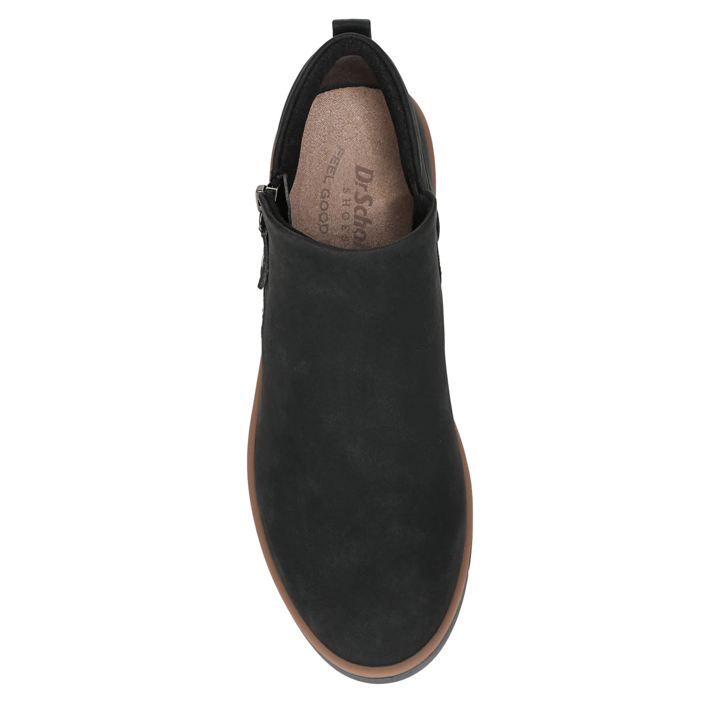 DR. SCHOLL'S-WOMENS LIZZIE CLOUD BOOTIE-BLACK & 