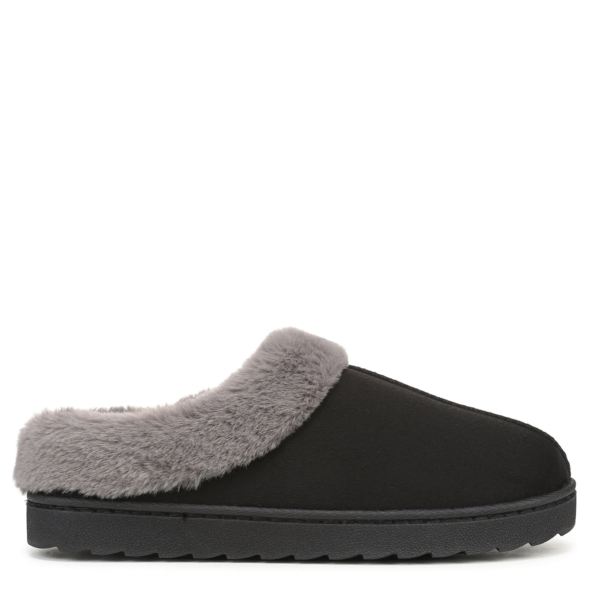 DR. SCHOLL'S-WOMENS SUNDAY CHILL SLIPPER-BLACK & 