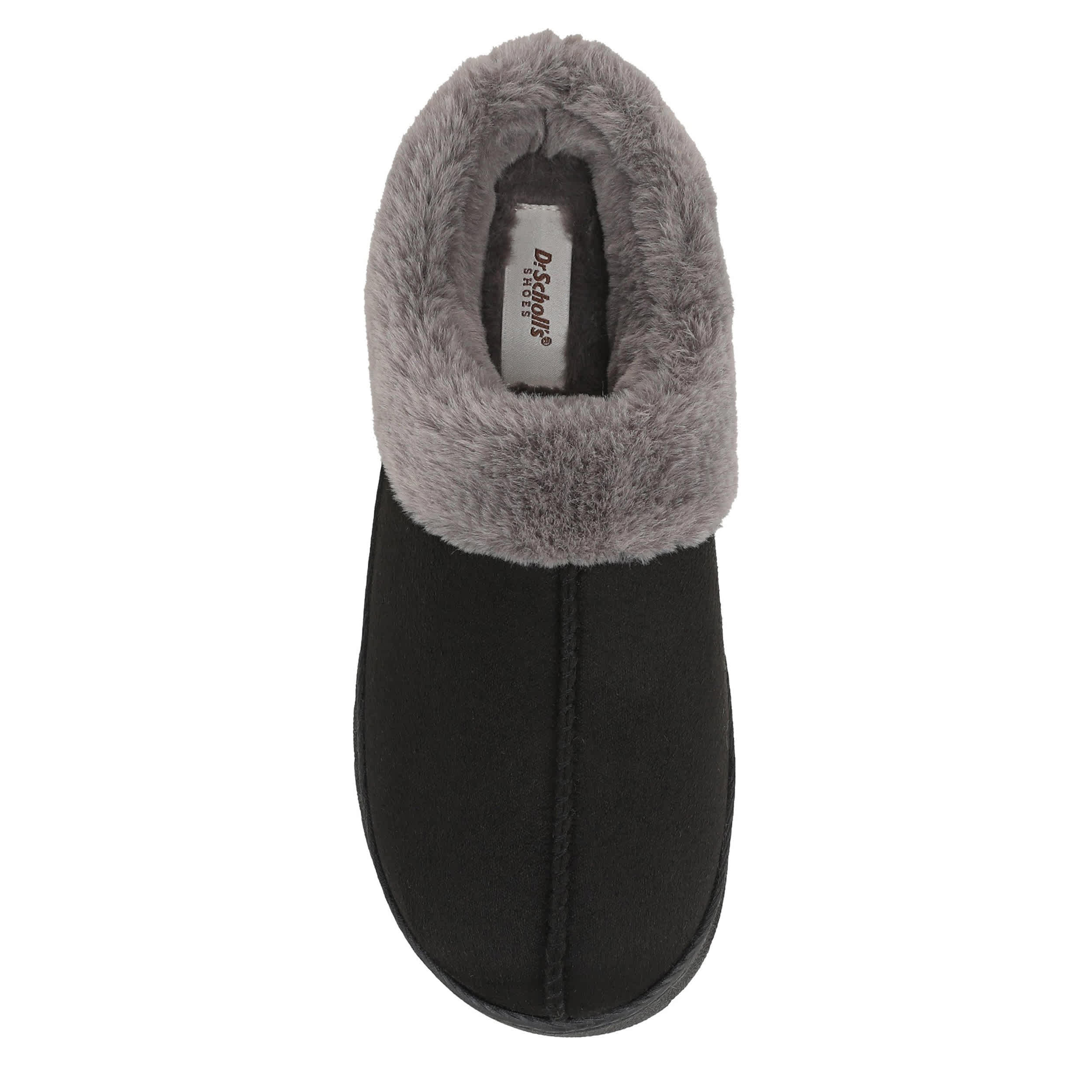 DR. SCHOLL'S-WOMENS SUNDAY CHILL SLIPPER-BLACK & 