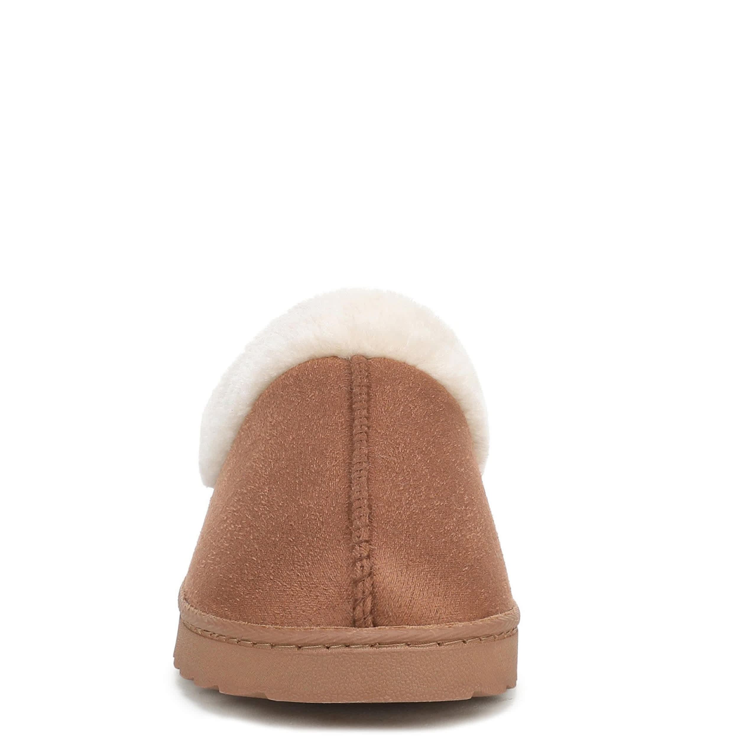 DR. SCHOLL'S-WOMENS SUNDAY CHILL SLIPPER-DARK TAN & 