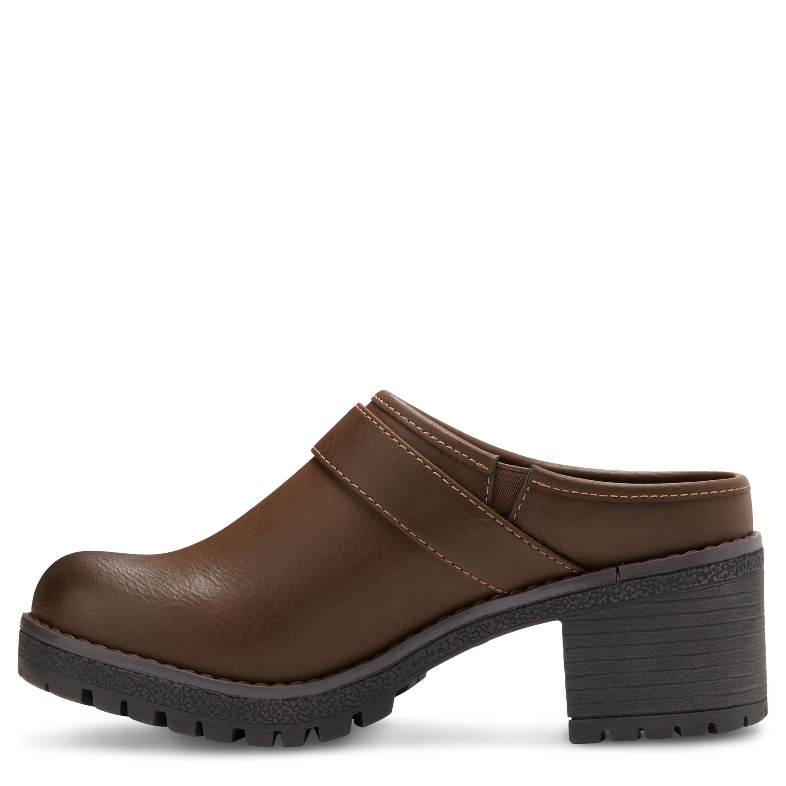EASTLAND-WOMENS NOLA CLOG-BROWN & 