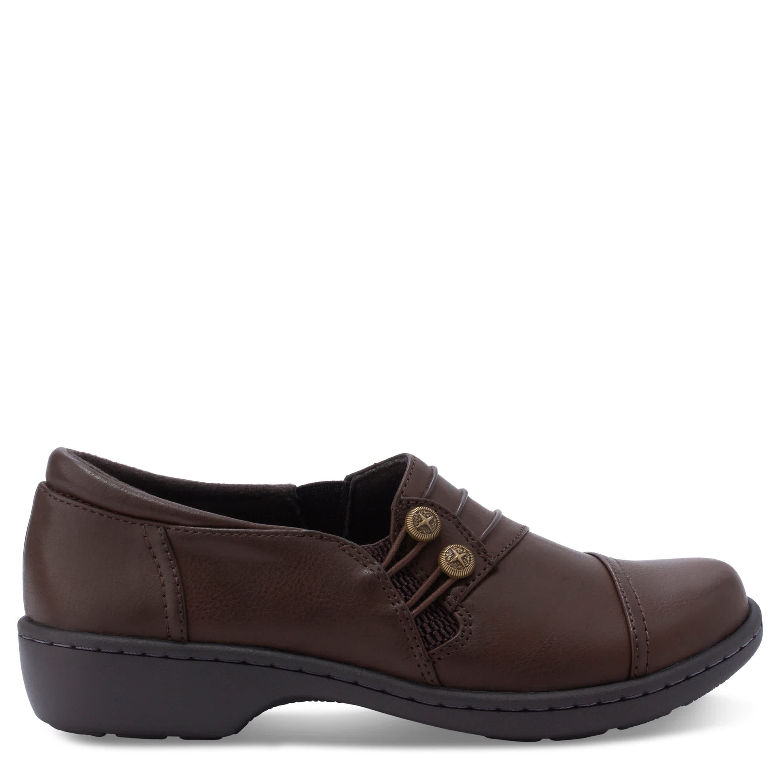 EASTLAND-WOMENS SYLVAN LOAFER-BROWN & 