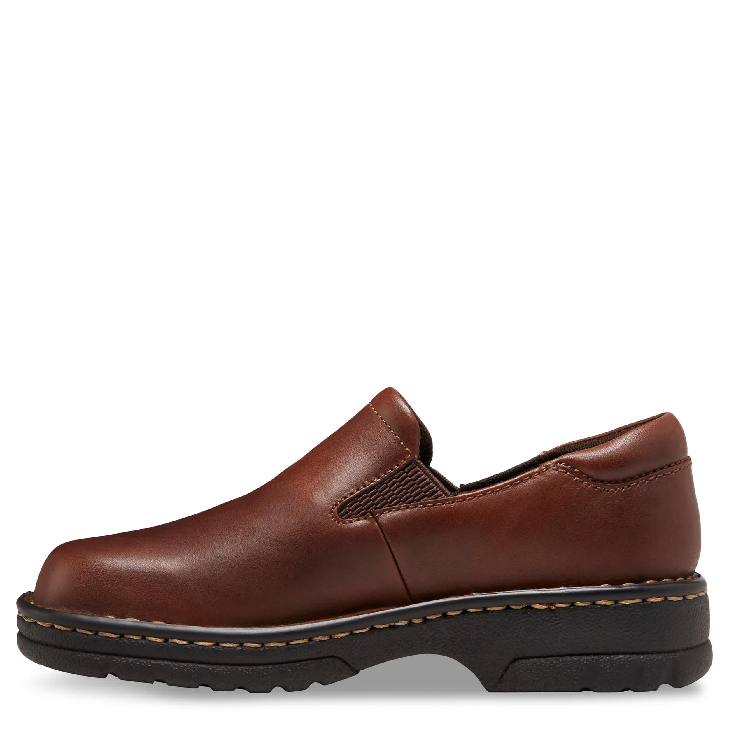 EASTLAND-WOMENS NEWPORT LOAFER-BROWN & 