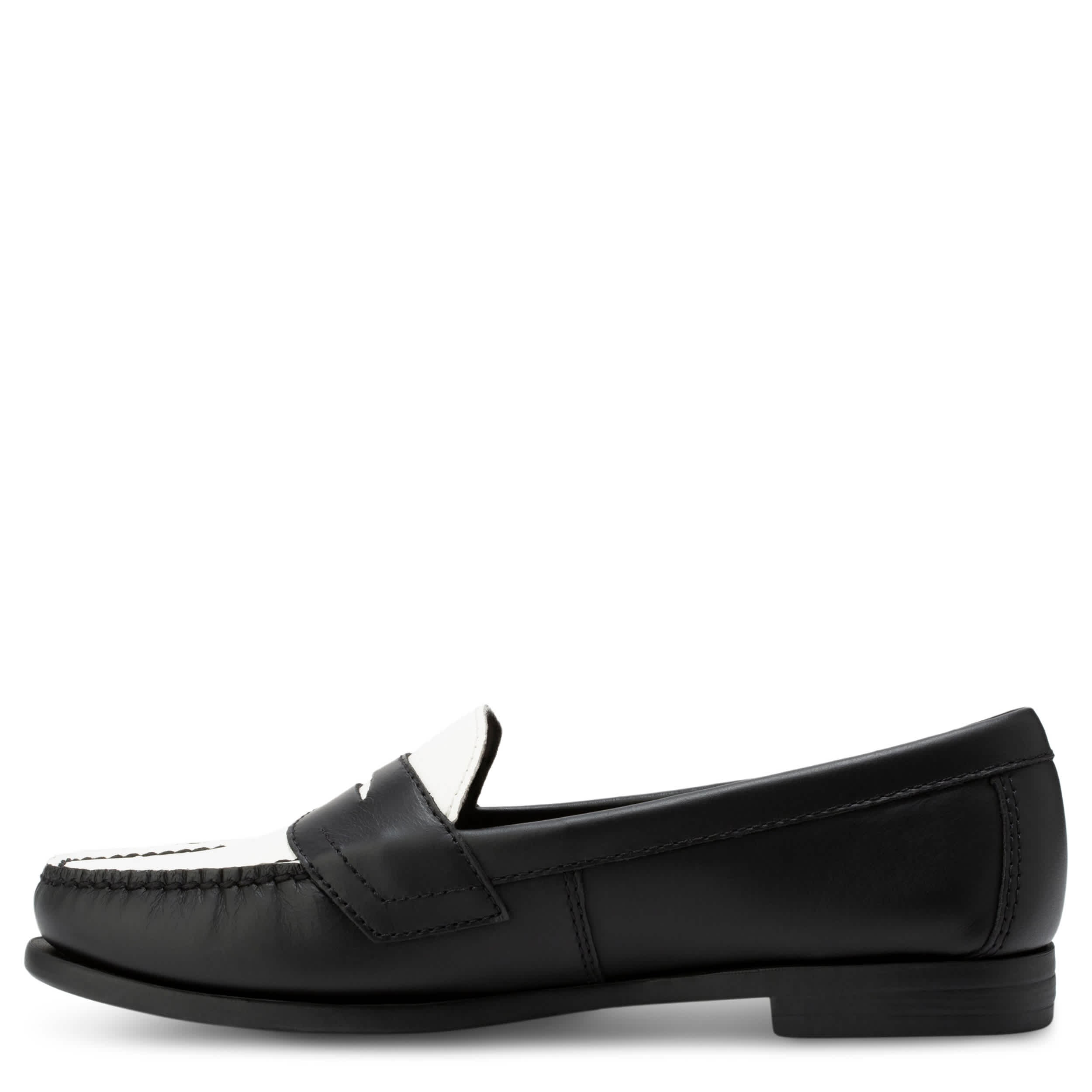 -WOMENS CLASSIC II LOAFER-BLACK & WHITE