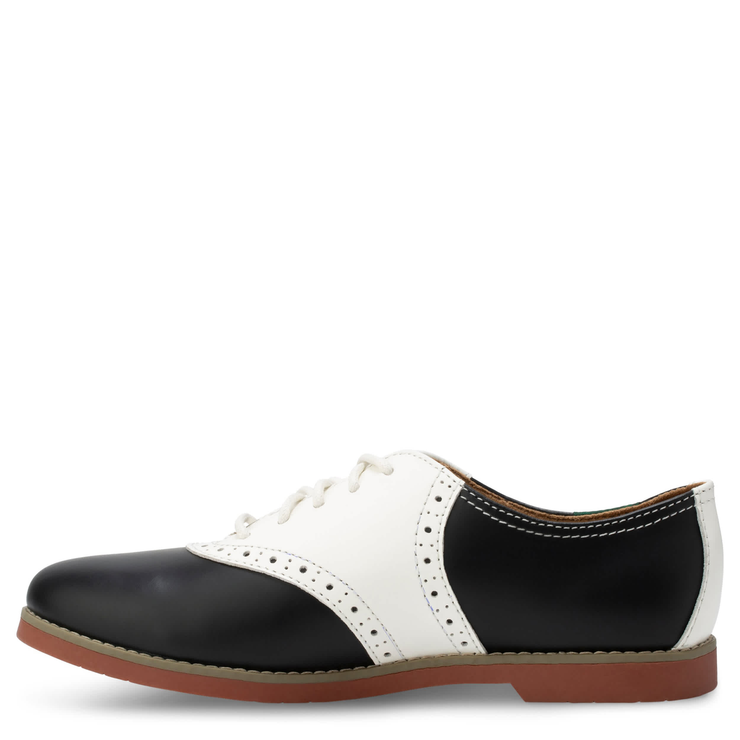 EASTLAND-WOMENS SADIE OXFORD-WHITE & BLACK