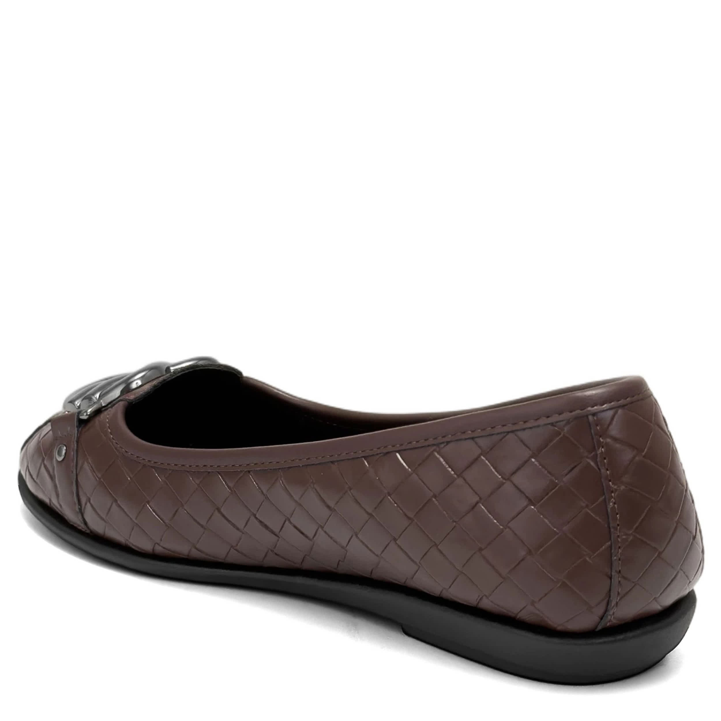 AEROSOLES-WOMENS BIG-BET FLAT-BROWN & 