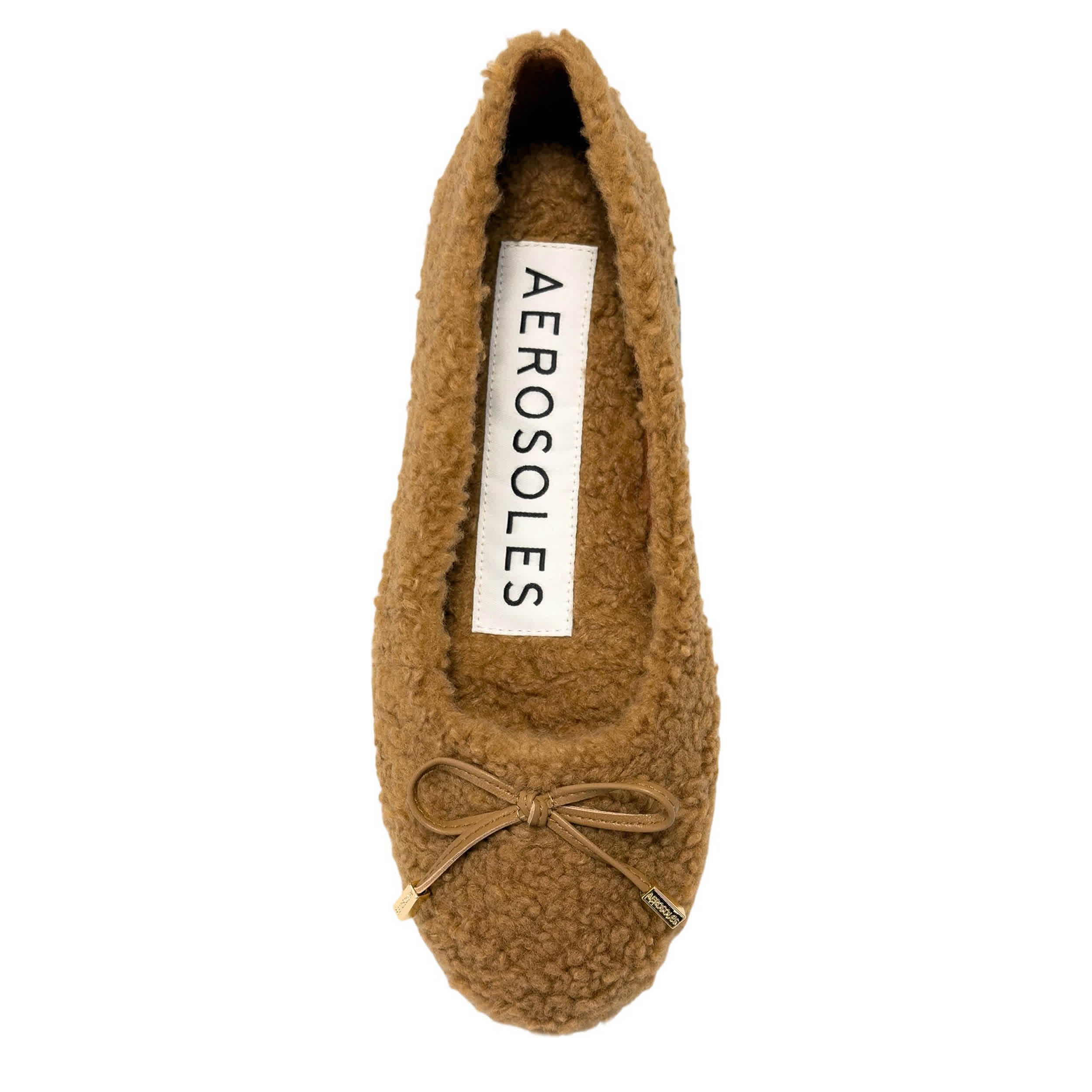 AEROSOLES-WOMENS HOMEBET FLAT-TAN & 