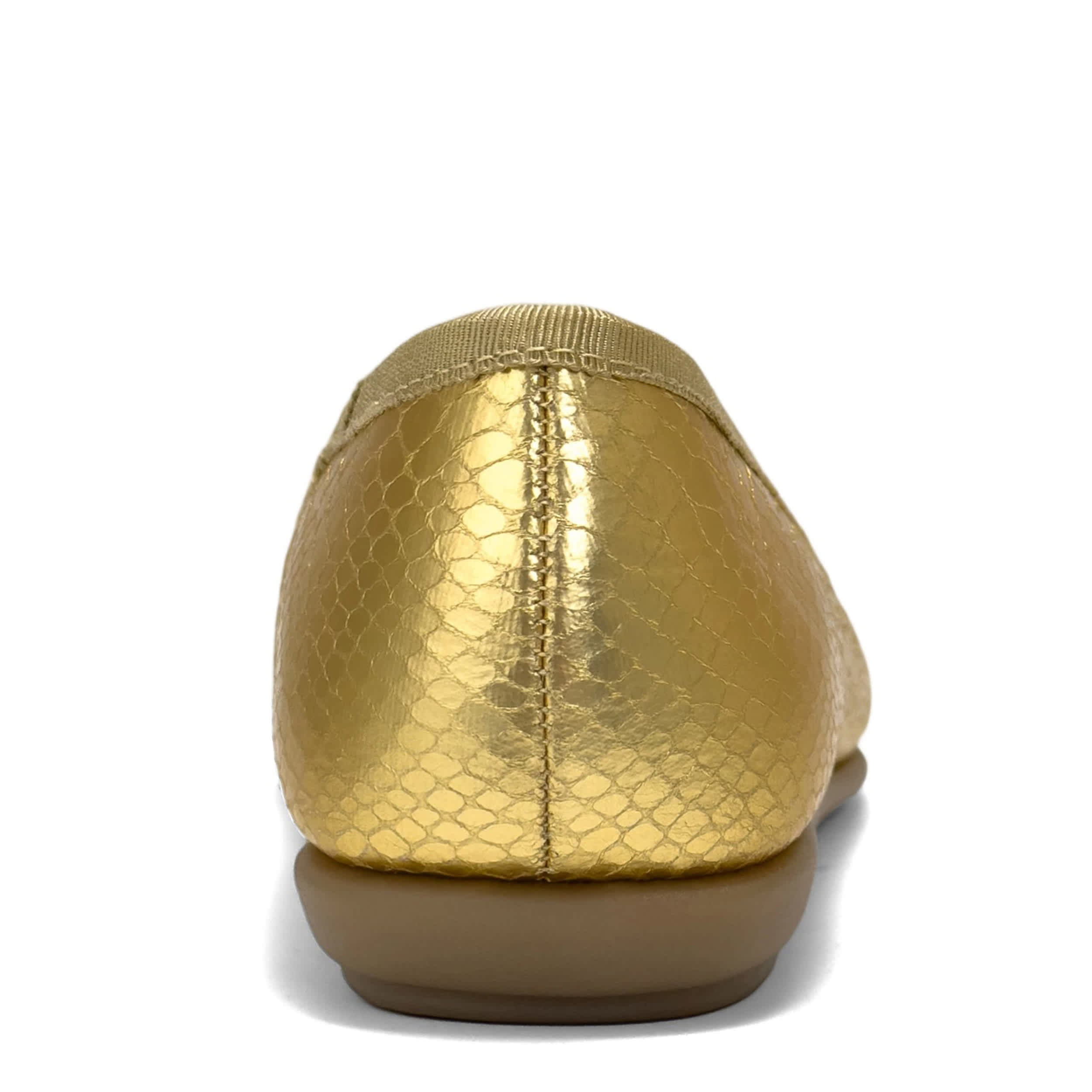 AEROSOLES-WOMENS HOMEBET FLAT-GOLD & SNAKE