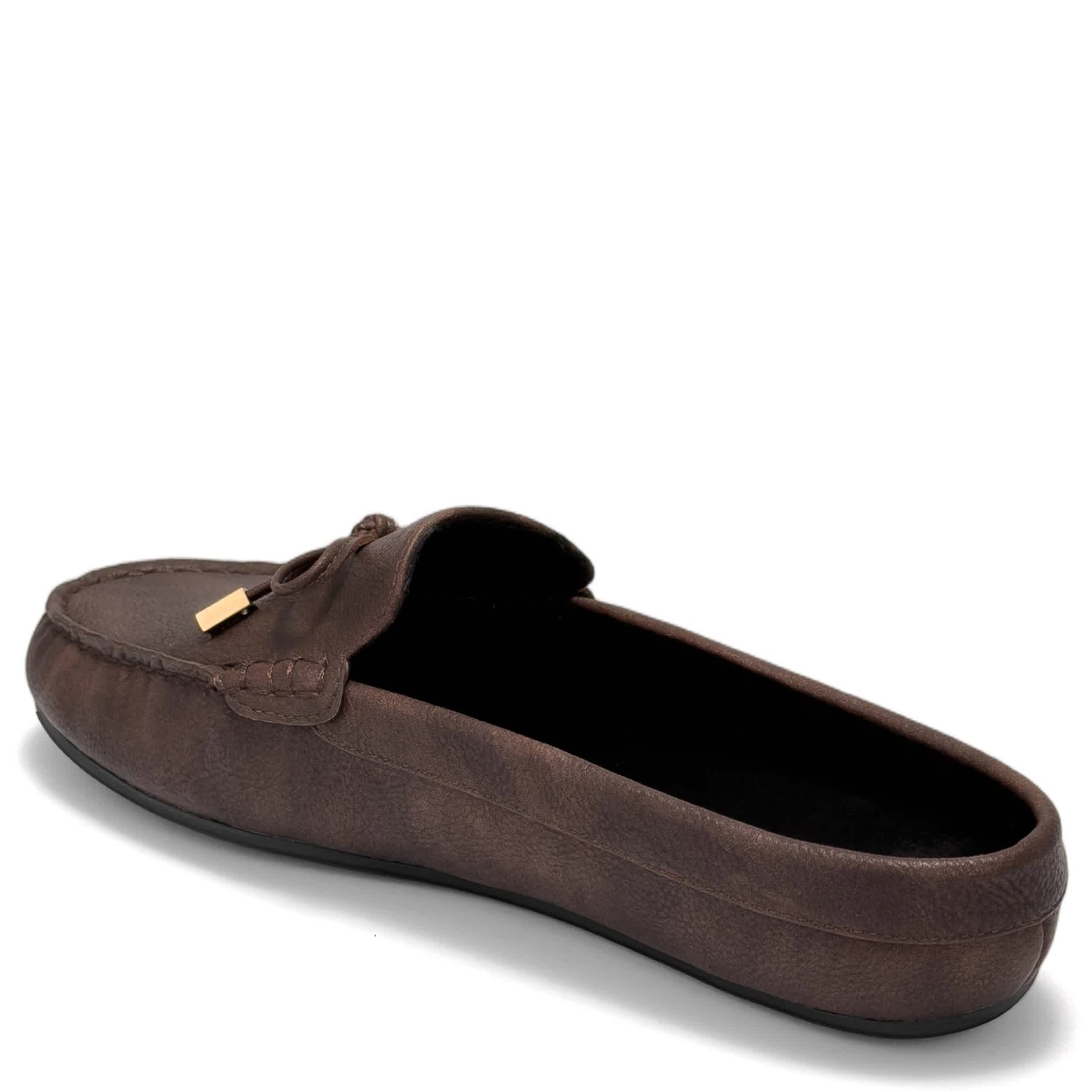 AEROSOLES-WOMENS DAFFODIL CLOG-BROWN & 