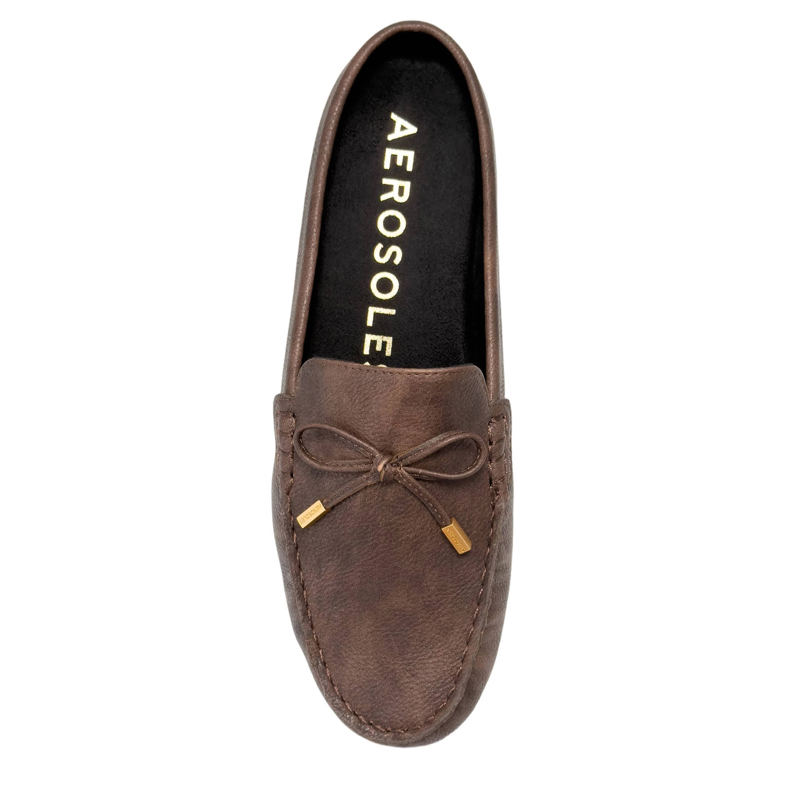 AEROSOLES-WOMENS DAFFODIL CLOG-BROWN & 