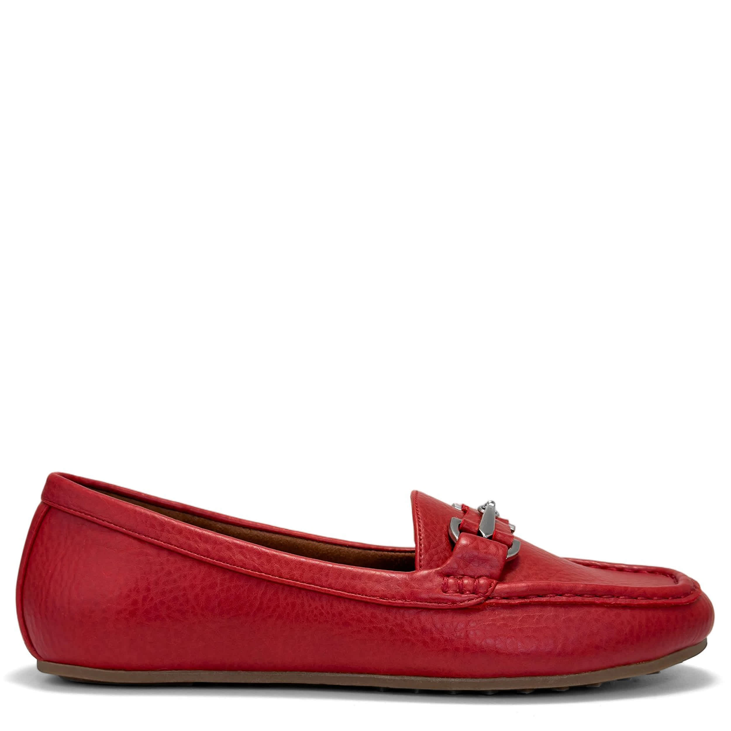 AEROSOLES-WOMENS DAY-DRIVE LOAFER-RED & 