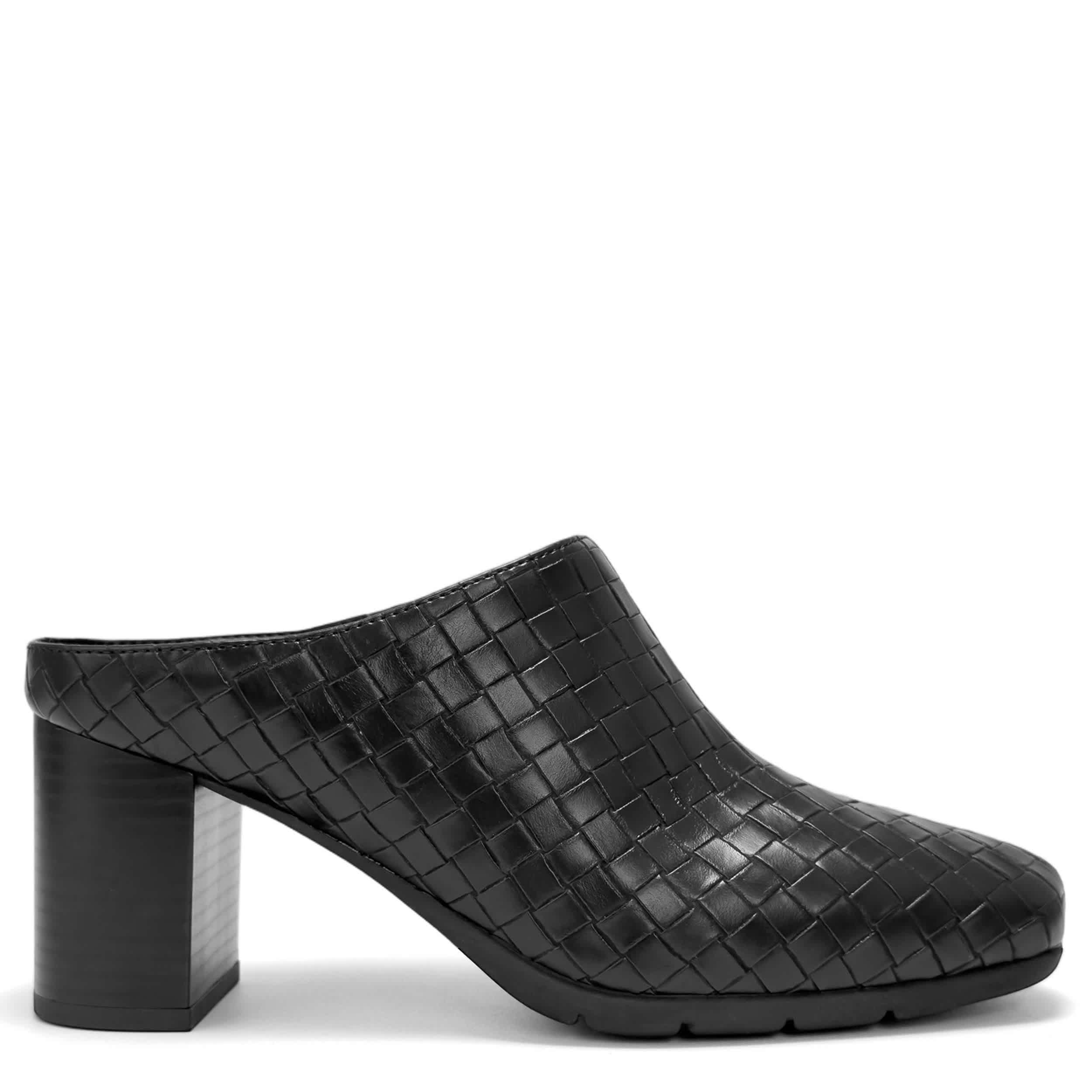 AEROSOLES-WOMENS MADDY CLOG-BLACK & 