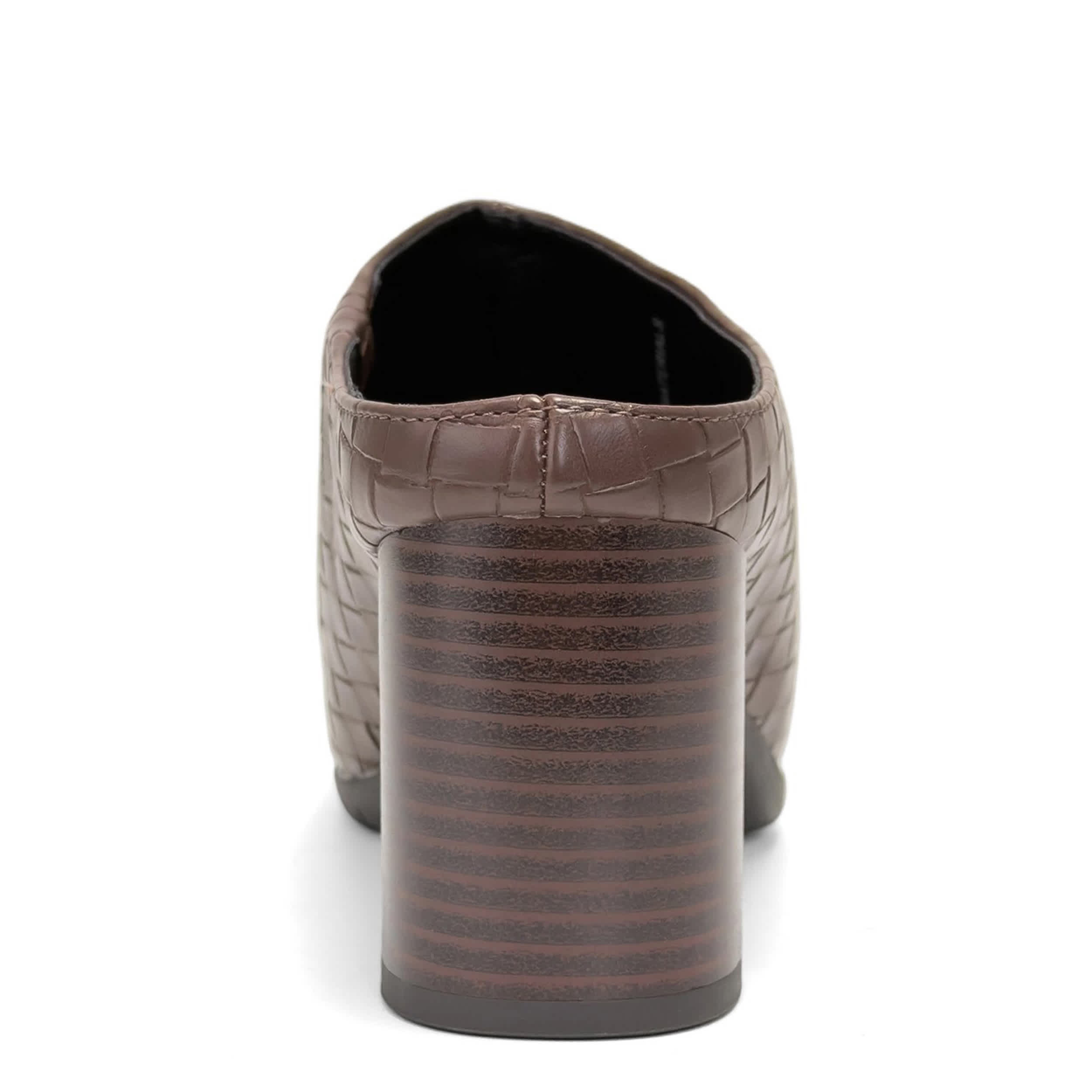 AEROSOLES-WOMENS MADDY CLOG-BROWN & 