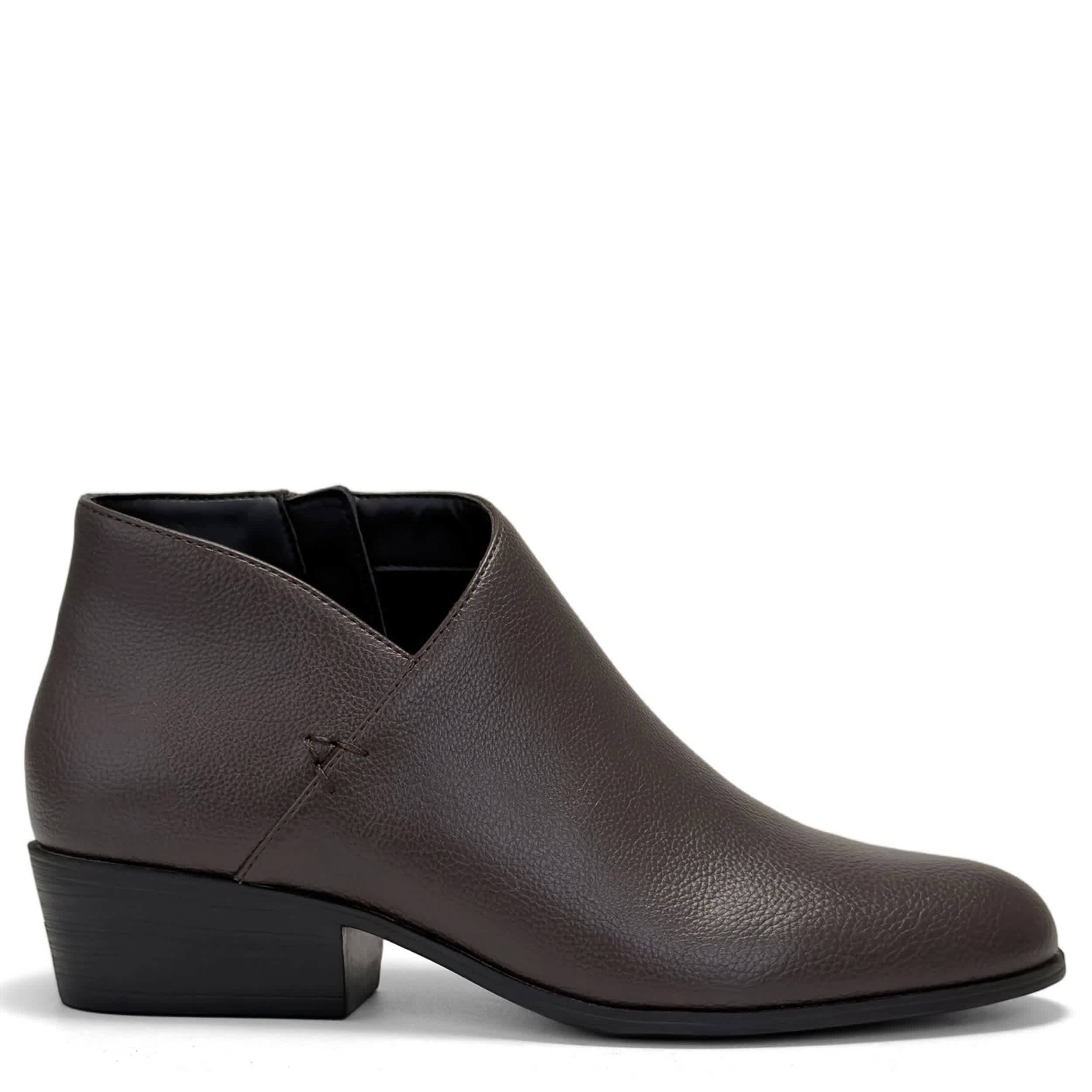 AEROSOLES-WOMENS CAYU ANKLE BOOTIE-BROWN & 