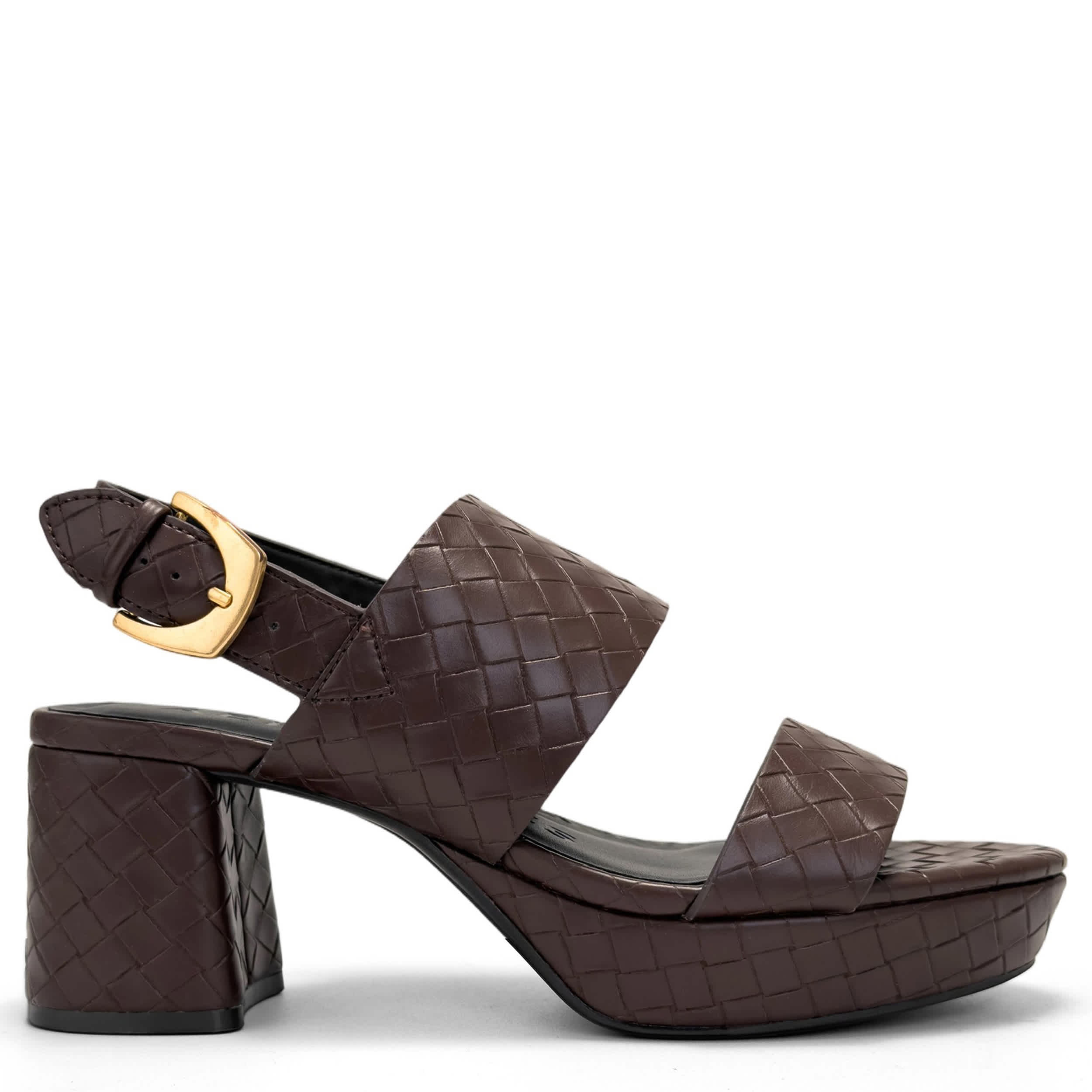 AEROSOLES-WOMENS CAMILLA SANDAL-DARK BROWN & 