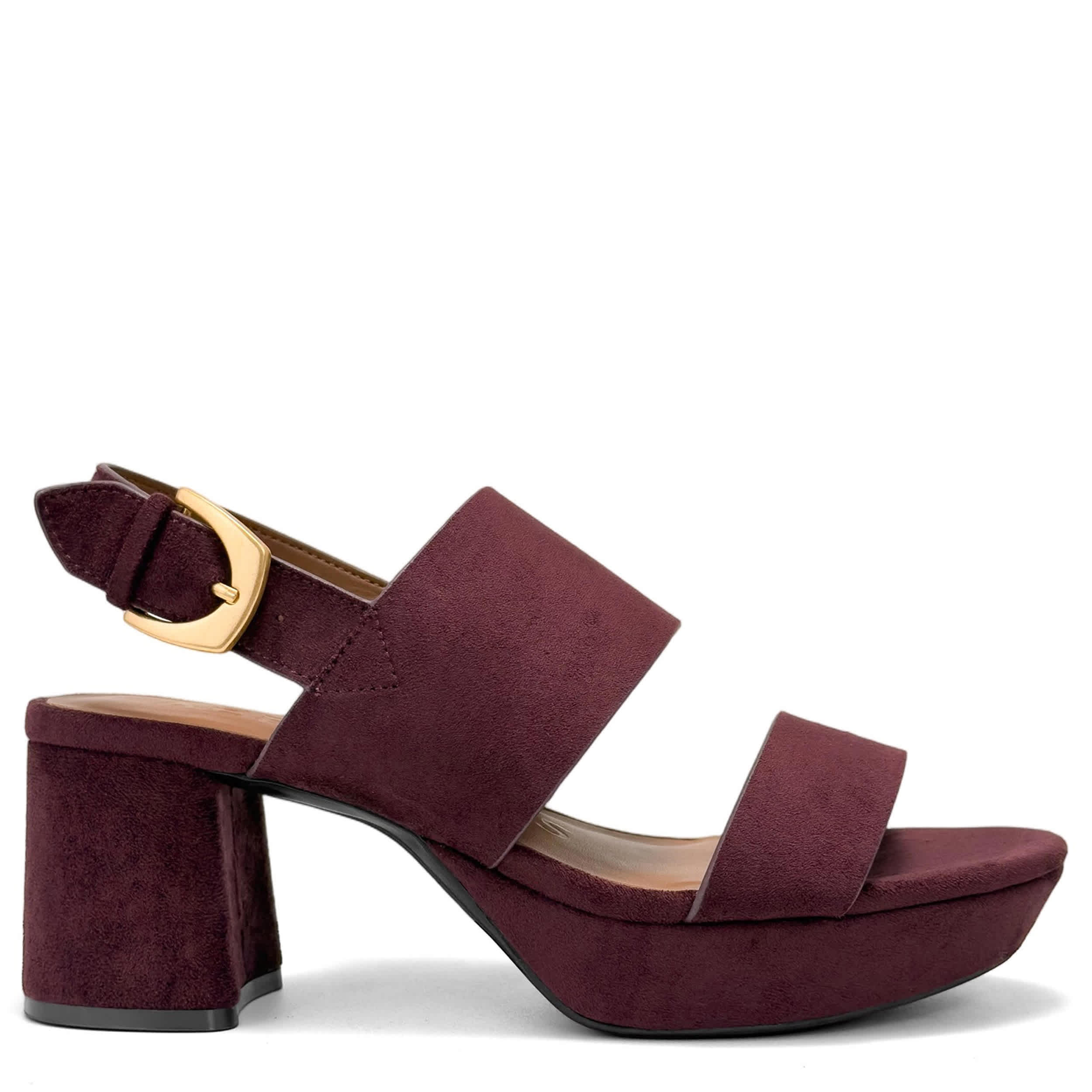 AEROSOLES-WOMENS CAMILLA SANDAL-CORDOVAN & 